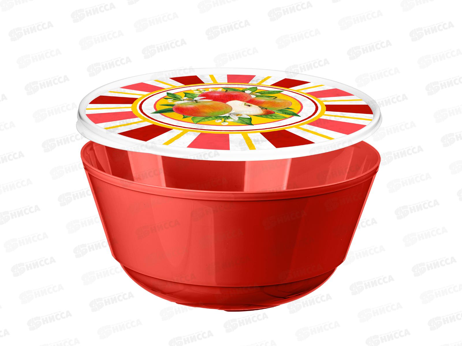 Миска 3л Bergamo с/к Сицилия красный 223135306/04