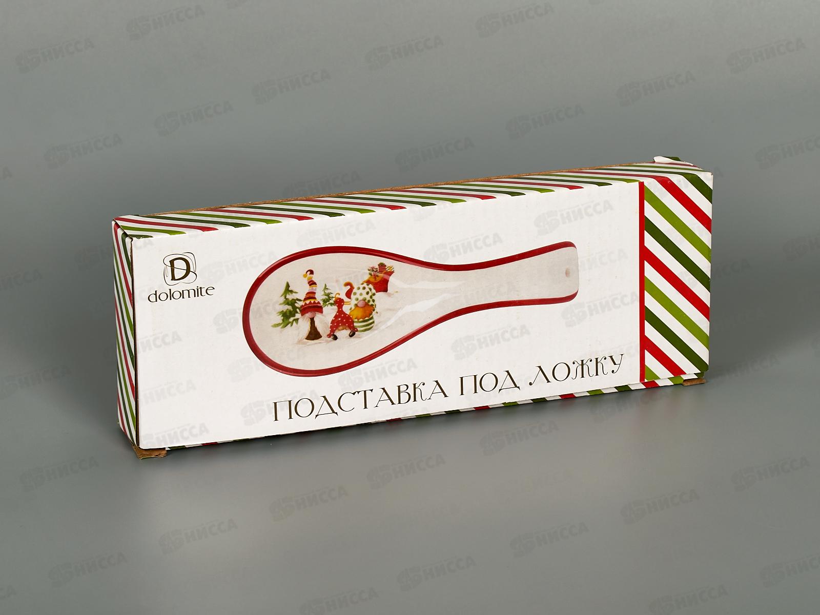 Подставка  под ложку &quotРождественские гномы&quot 23*8см п/у N2521180 *60