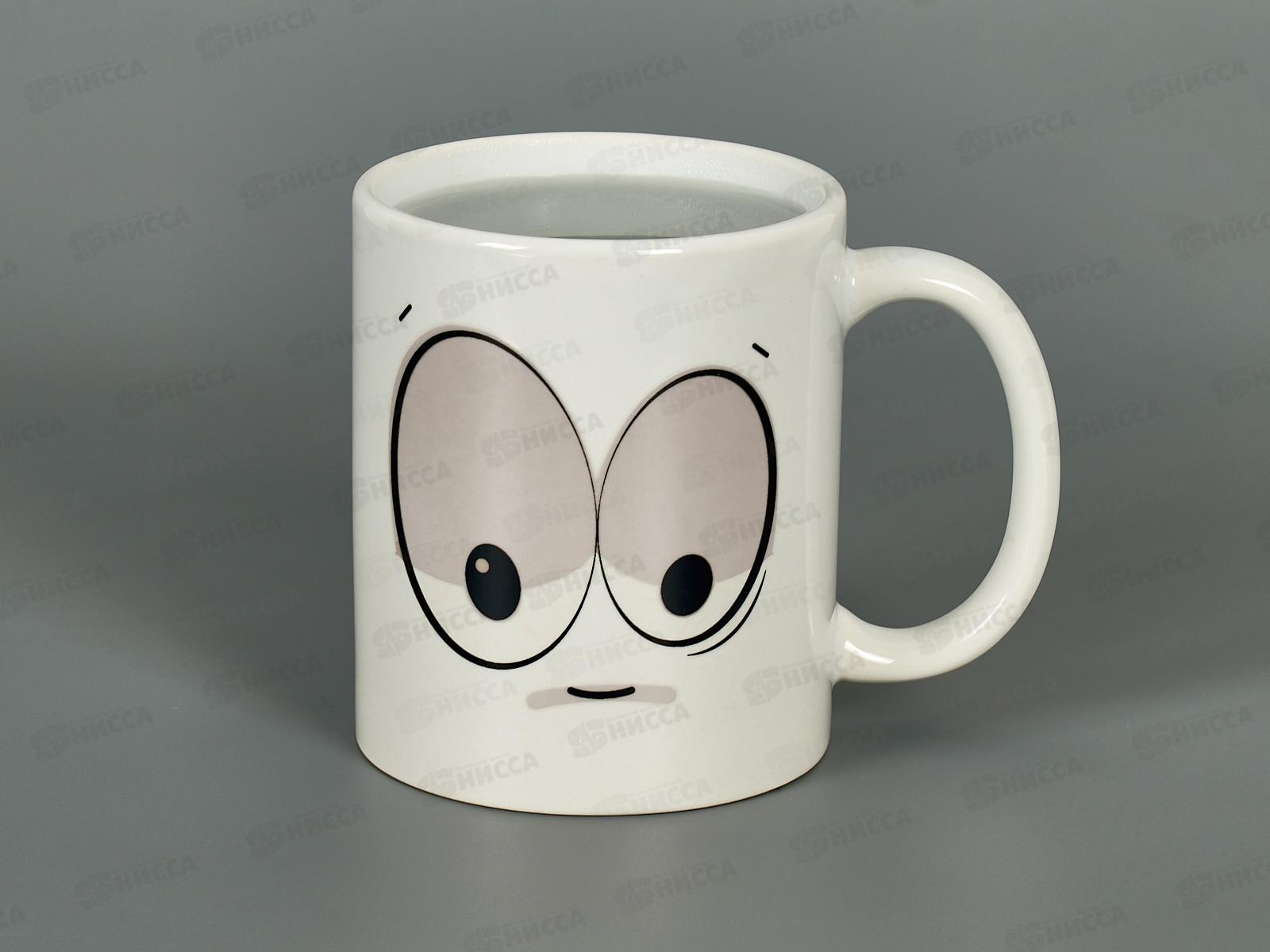 Кружка 350мл &quotГлаза&quot терморисунок керамика 806-250 г