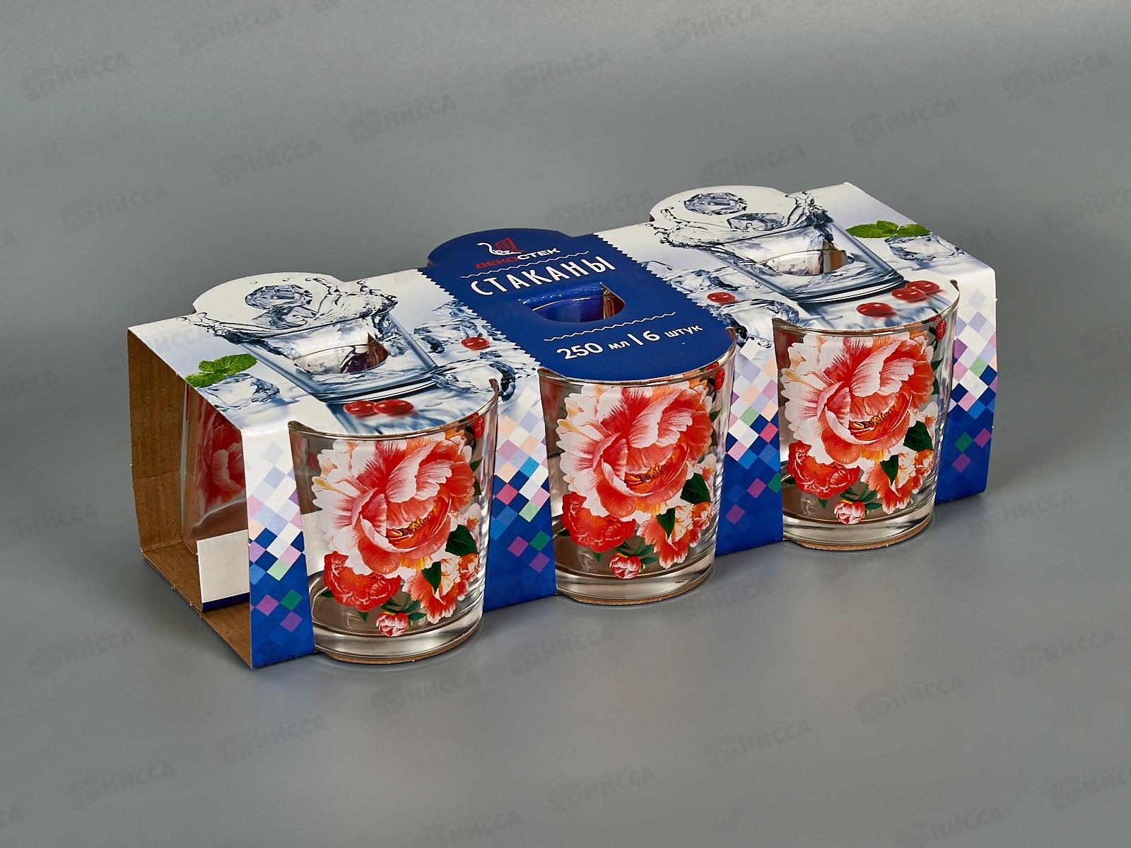 Набор стаканов 250мл 6шт 144-Д Корнелия *4