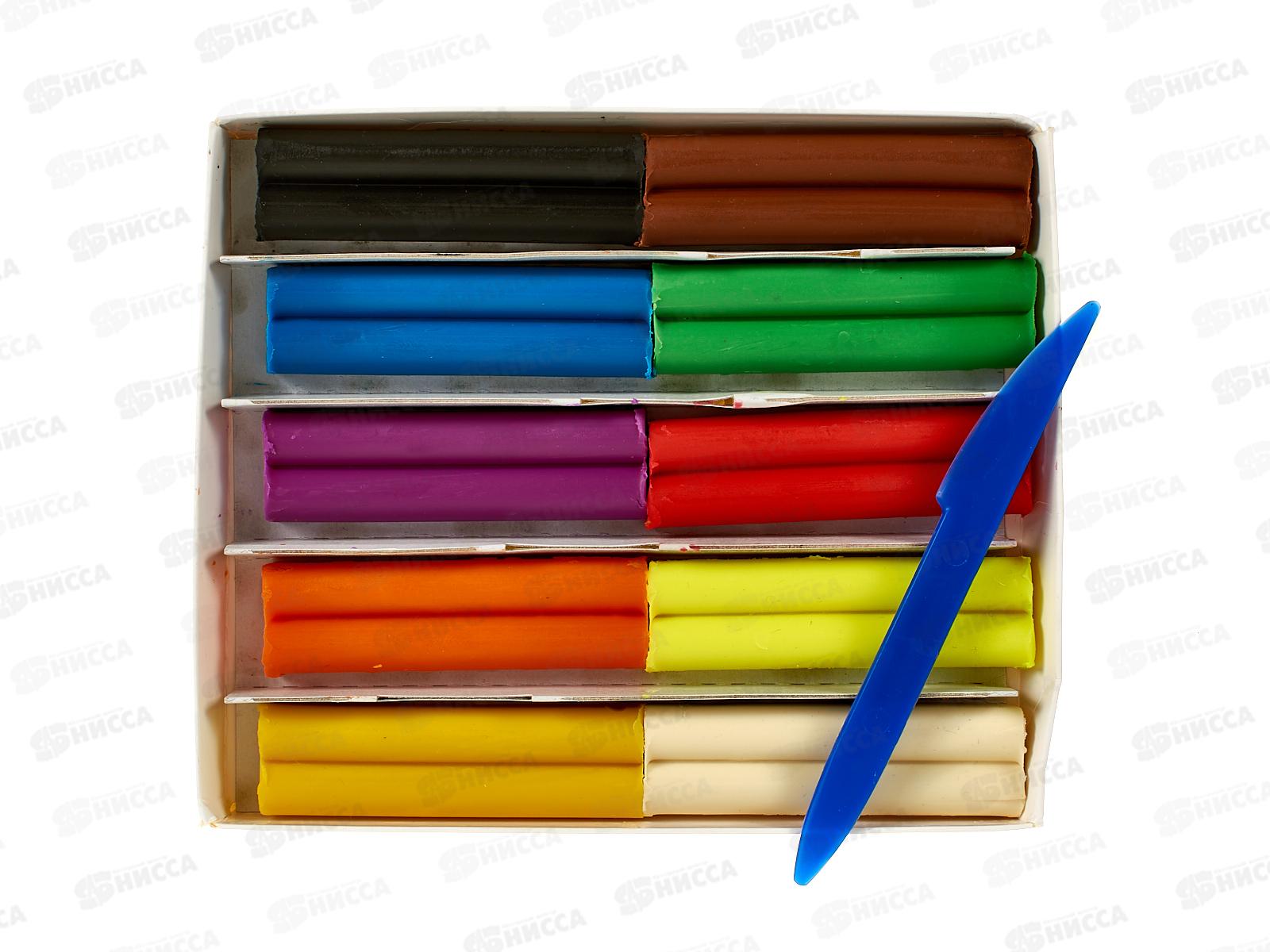 Пластилин 10цв 150г ЛУЧ Фантазия, воск., к/у, 35с2310-08 *30