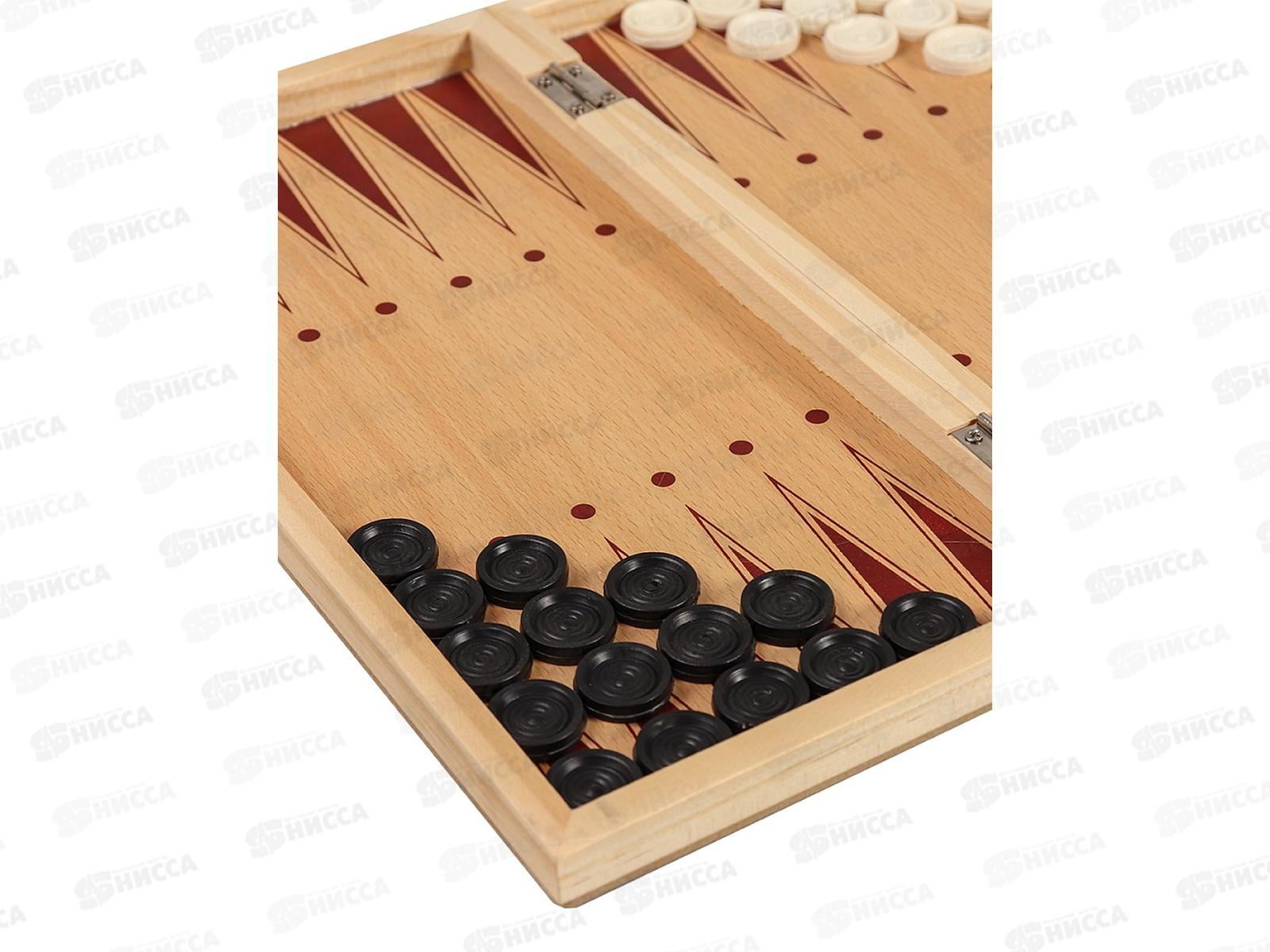 Игра 3 в 1 на магните (шахматы, шашки, нарды) И-0140 (24х12см)