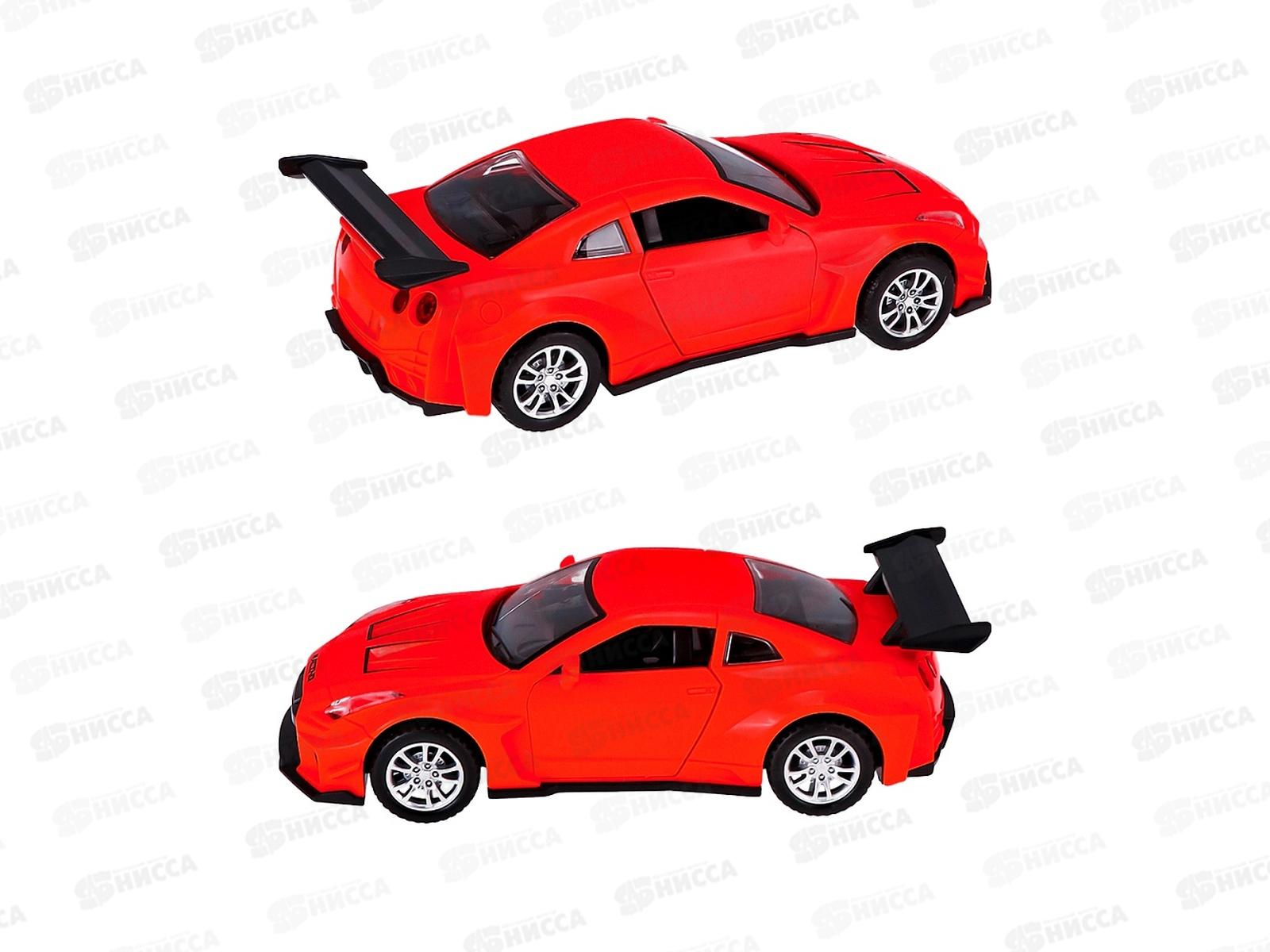 Машинка инерц. (17,5х8х5см) красный, свет, звук, ИК-0844 в пакете