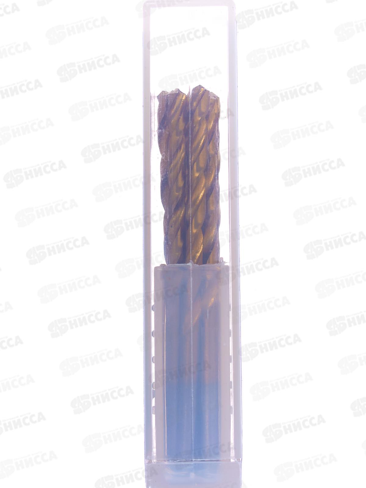 Сверло по металлу  3мм, титан+кобальт Р6М5, 666-03   *10/300