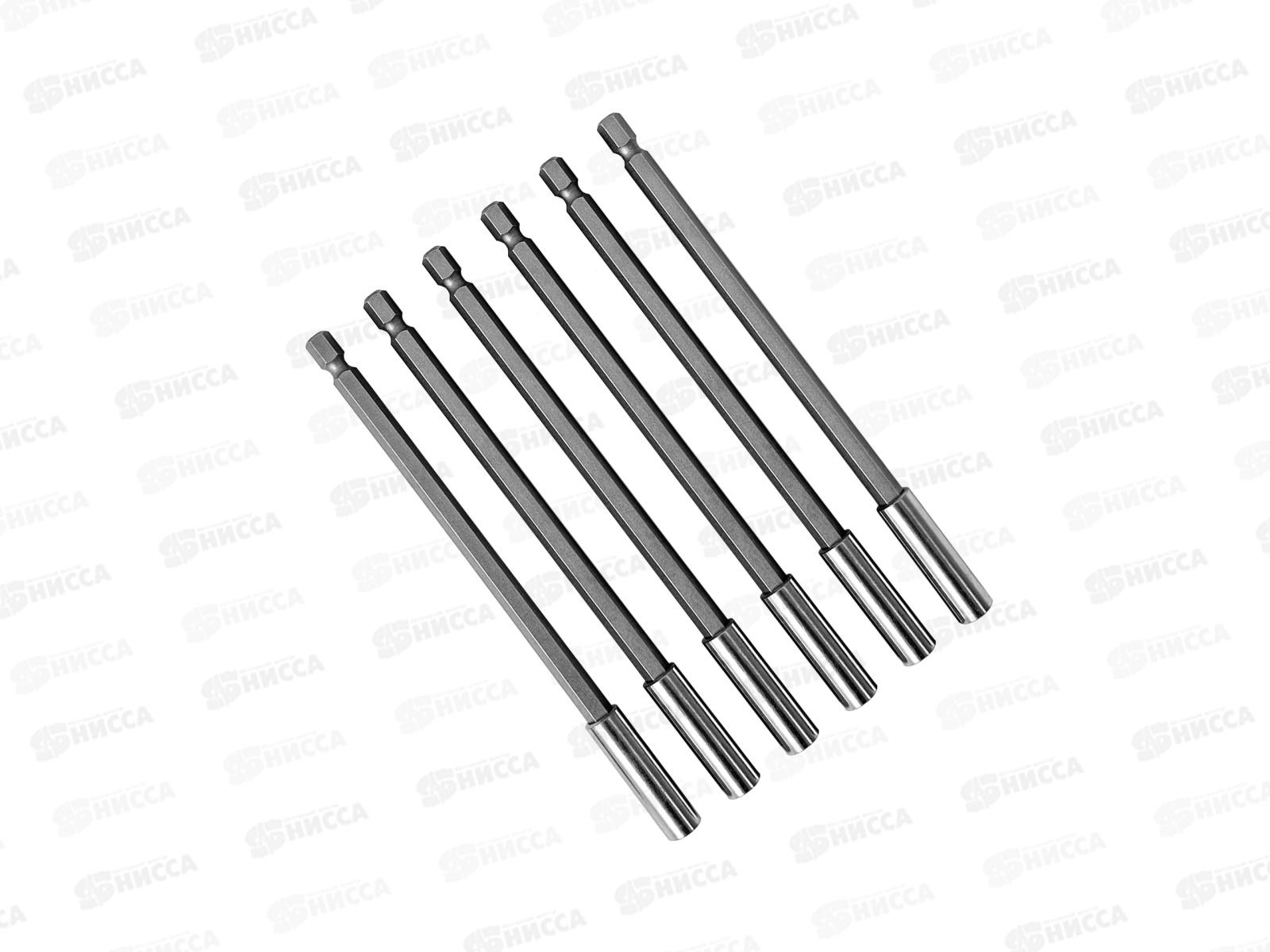 Адаптер Магнитный для Бит 150мм Vertextools Шест. 6 предметов, АД-150