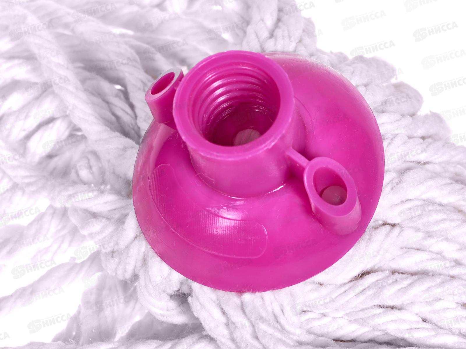 Насадка для швабры МОП круглая. Хлопок 80%, полиэстер 20%, 140г, 300-019 *70