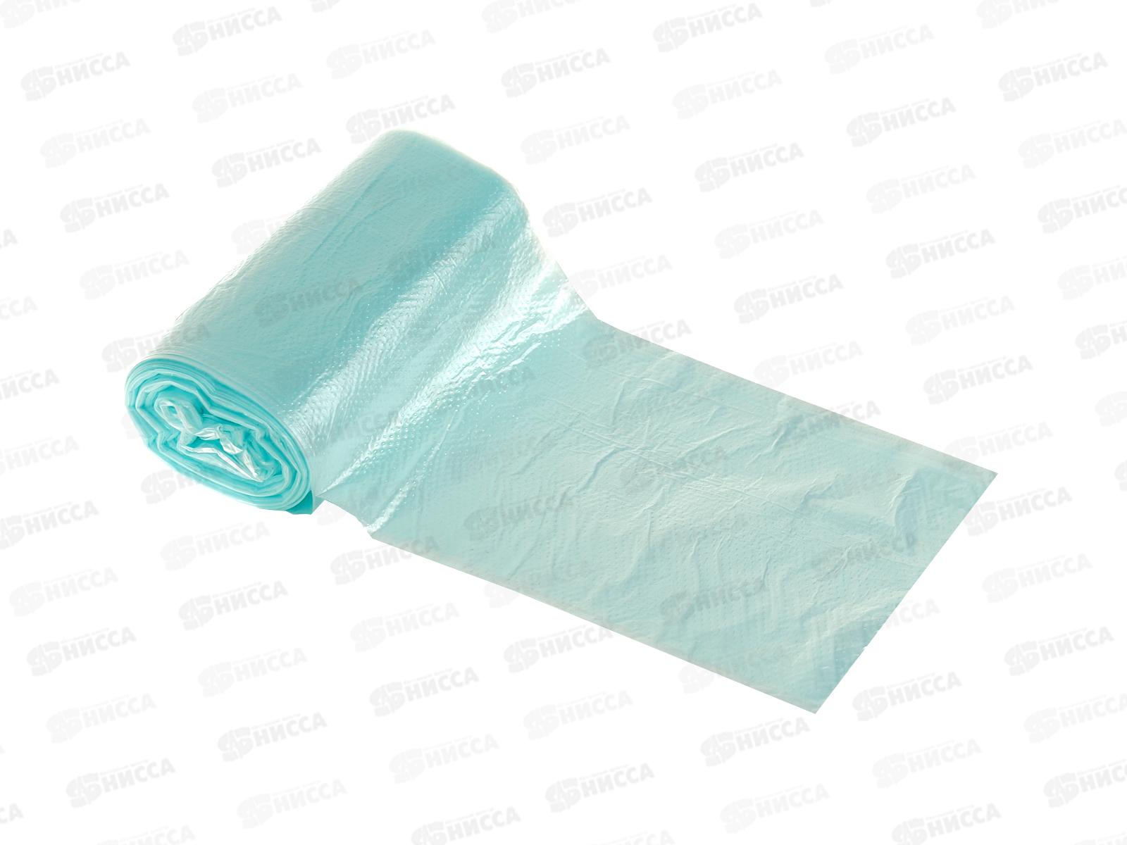 Пакеты для мусора &quotАНТИБАК+БИО&quot  25л 30шт, бирюзовый, 205-101 *100