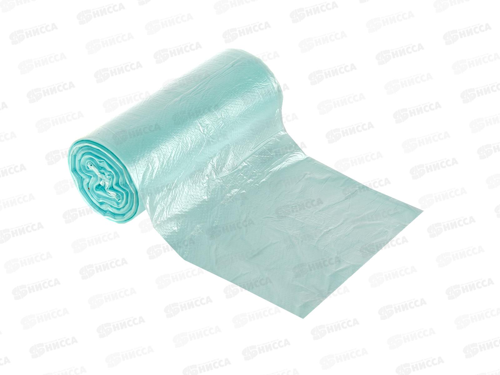 Пакеты для мусора &quotАНТИБАК+БИО&quot  35л 30шт, бирюзовый, 205-103 *70