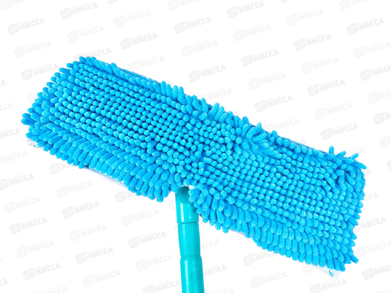 Швабра микрофибра (две рабочие поверхности) с телескопическим черенком, 300-014 *24