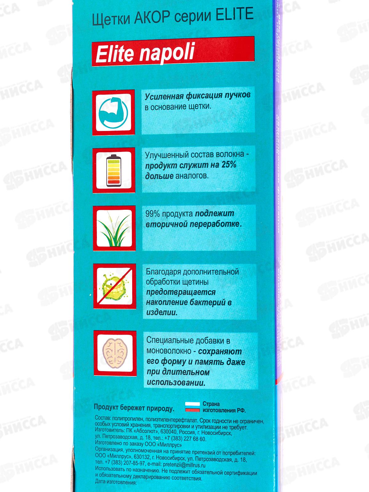 Щетка полотерная Elite Napoli, бирюзовыйый, 500-303 *35