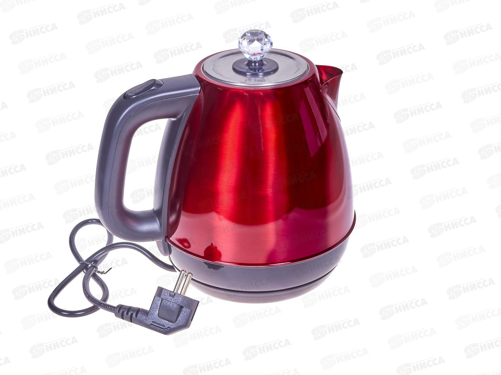 Чайник электр. SA-2188RB 1,8л красно-черный