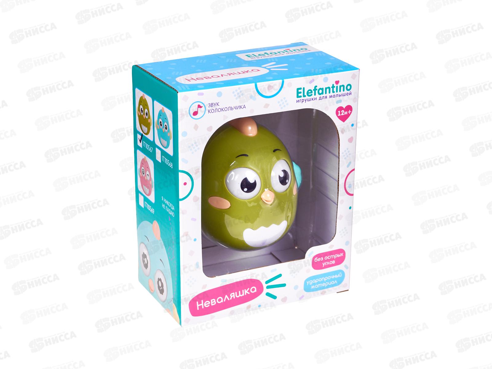 Неваляшка &quotElefantino&quot IT110567 &quotПтичка&quot, звук колокольчика в коробке