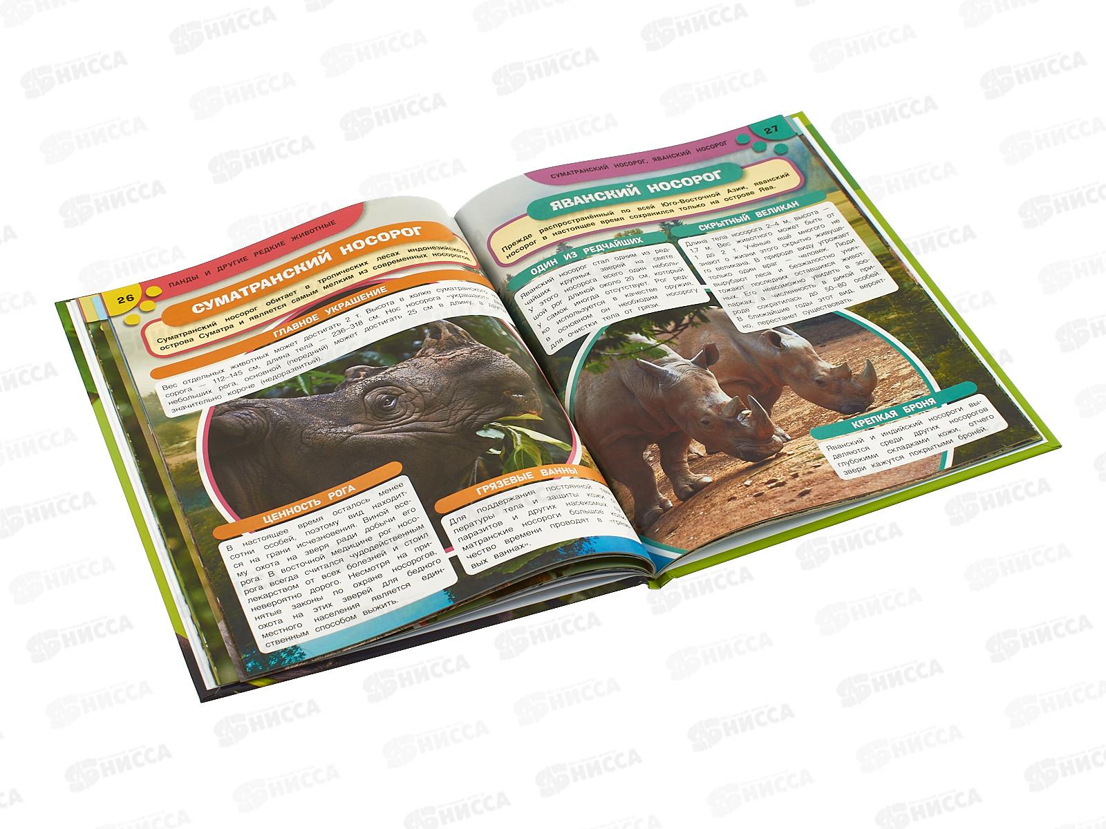 Энциклопедия 10881-8 Умка: Панда и другие редкие животные, с заданиями, 48стр. *15