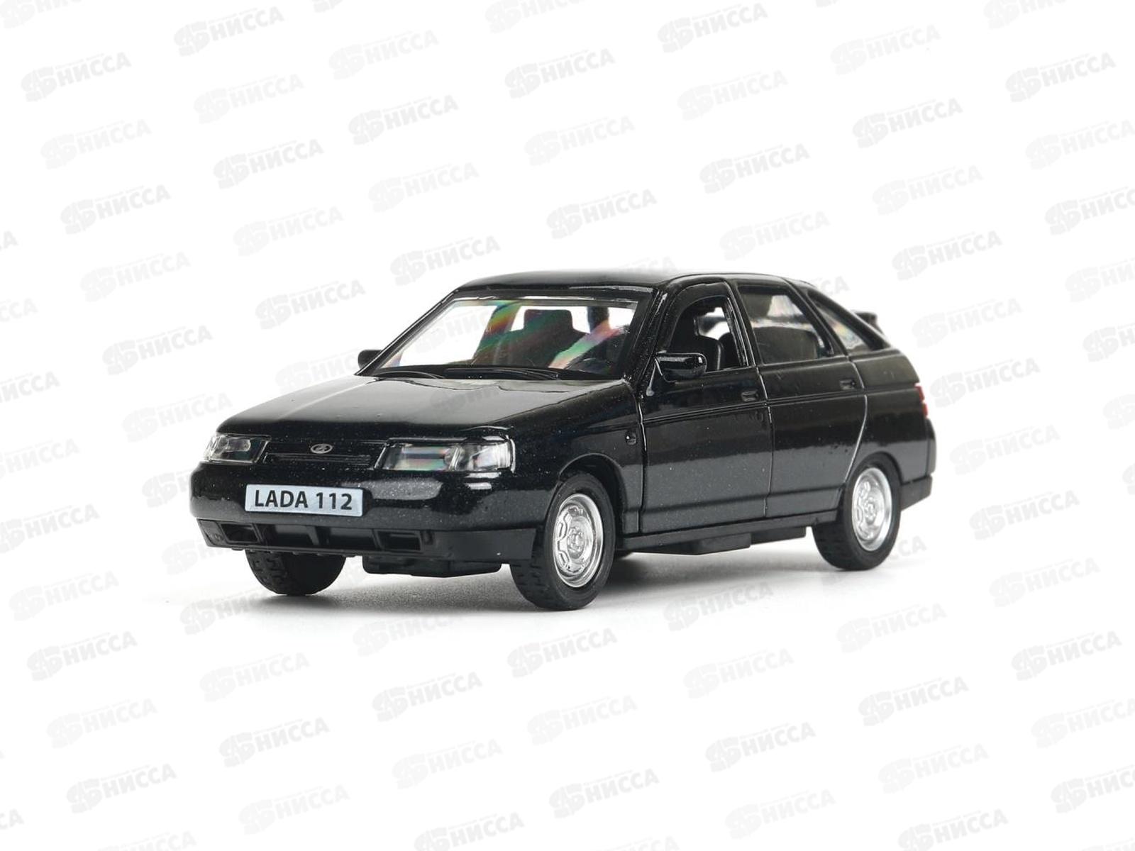 Машина &quotТЕХНОПАРК&quot металл ВАЗ-2112, 12см, черный, 2112-12-ВК в/к