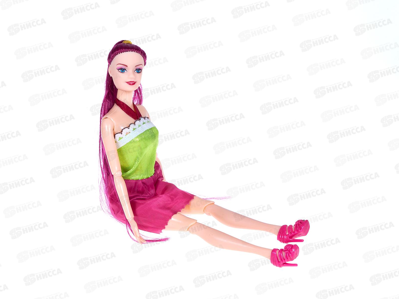 Кукла 3037718, 4 вида, ручки шарнирные, в пакете 10*5*34см