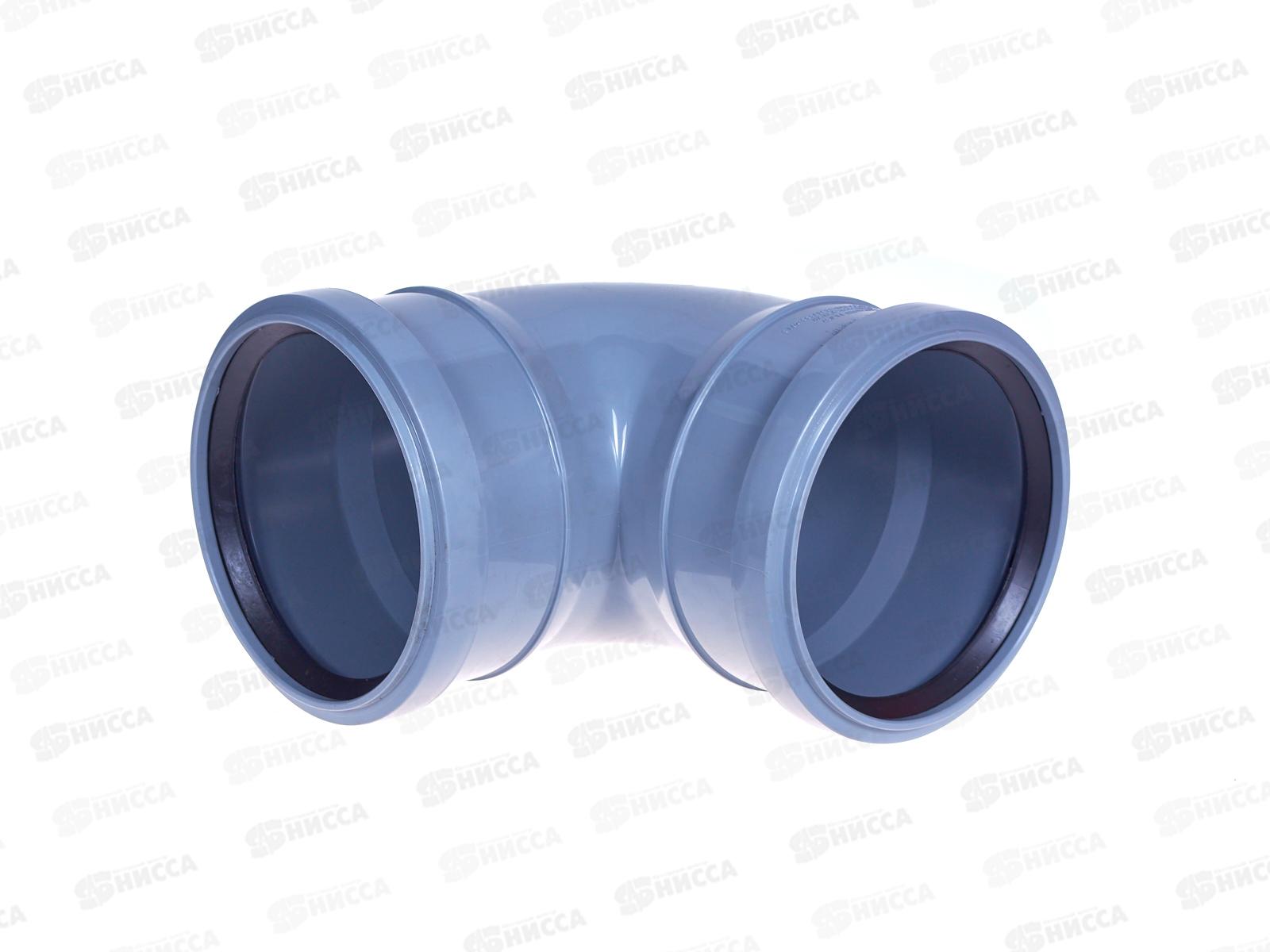 Отвод кан. 87серый 110 двухраструбный Jakko *20