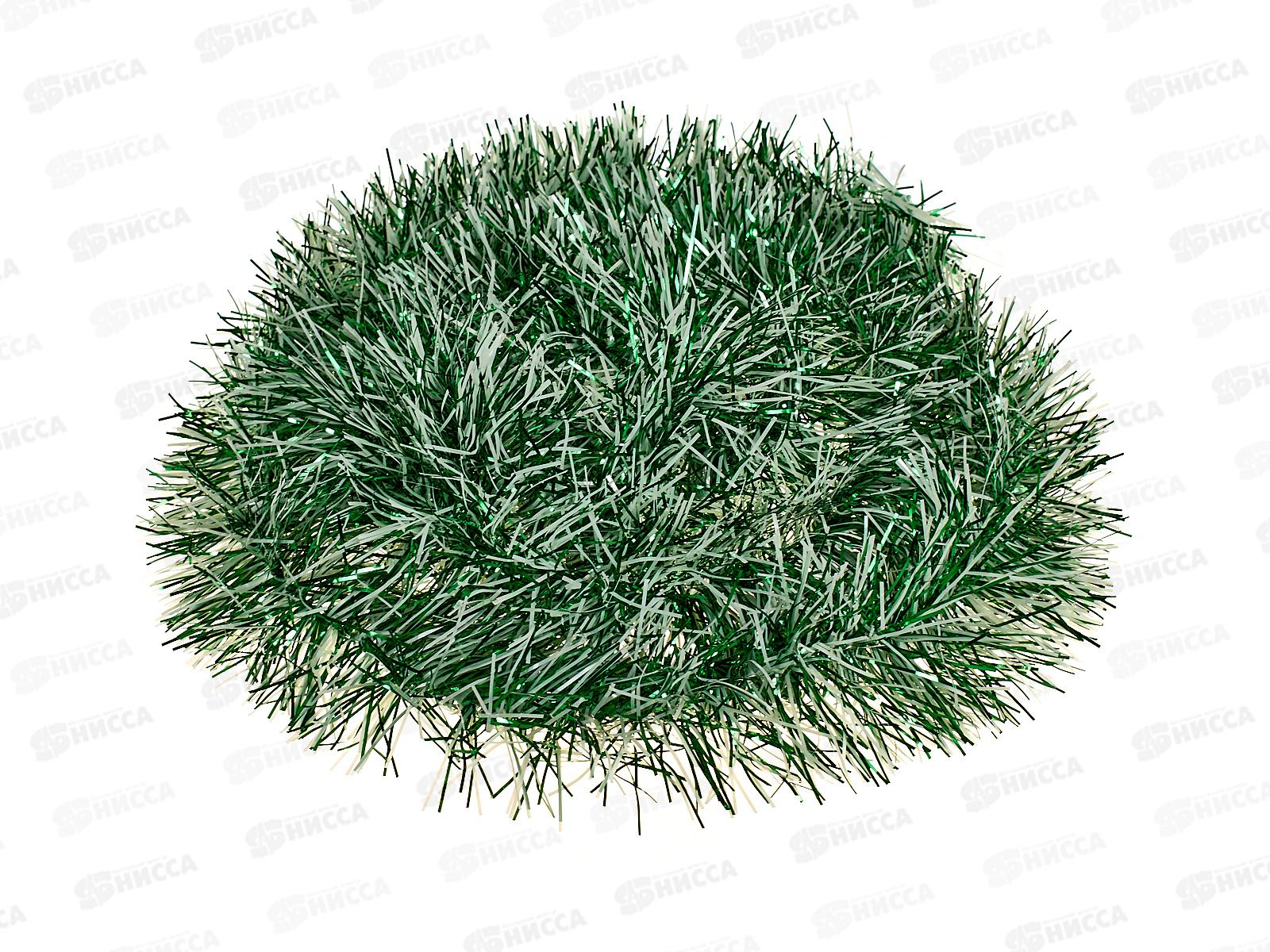 Мишура 2м 9см &quotСнежное сияние&quot зеленый, AL-837-6 *600