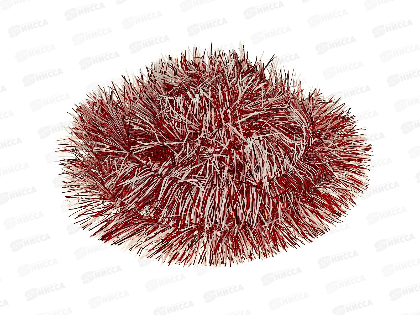 Мишура 2м 9см &quotСнежное сияние&quot красный, AL-837-8 *600