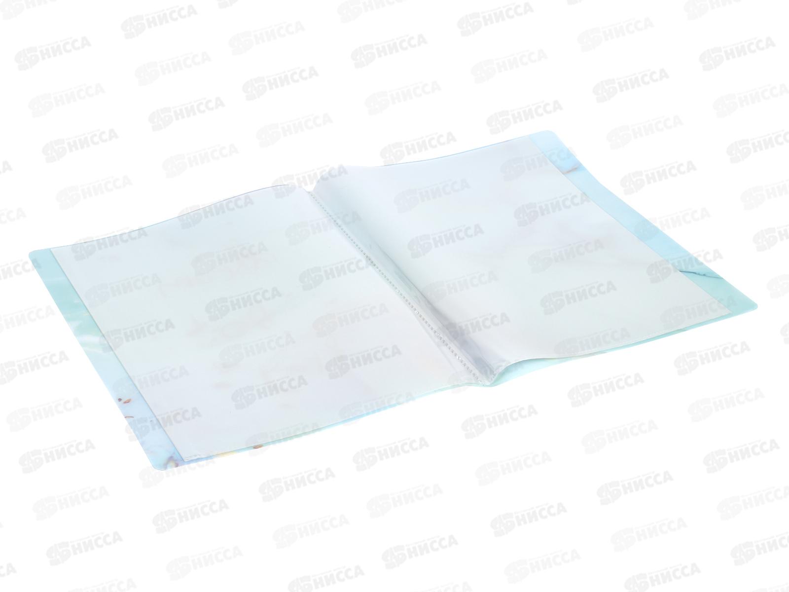 Папка с мульт.  30стр Alingar мраморн.зеленый,AL12805/2*80