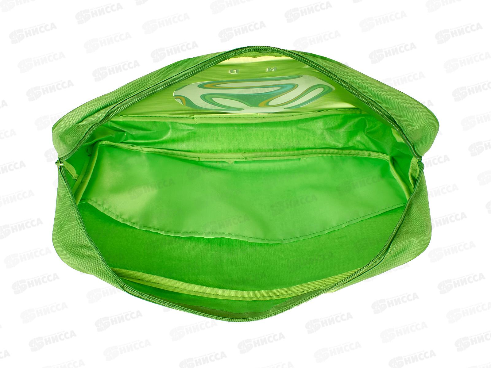 Папка на молнии ПП А4 Футбольный мяч, с ручками, П-1447