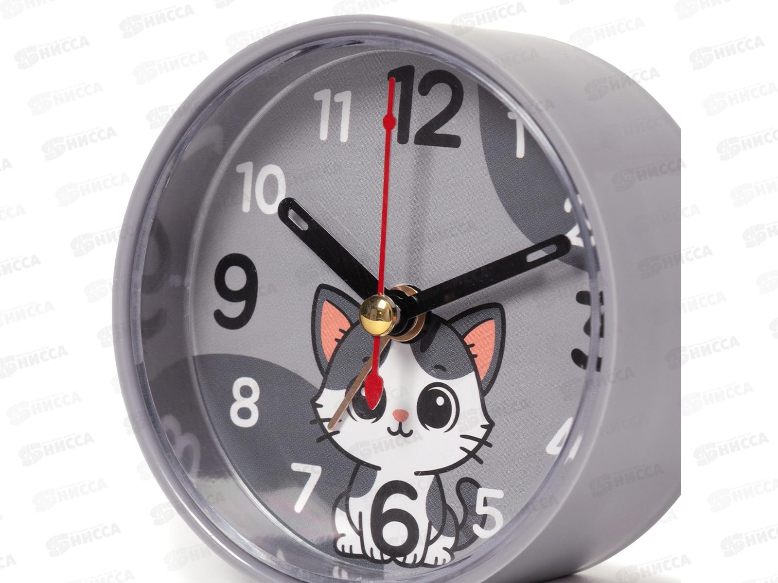 Будильник &quot21 Век&quot Котенок Рубин В7-037(40) корпус серый