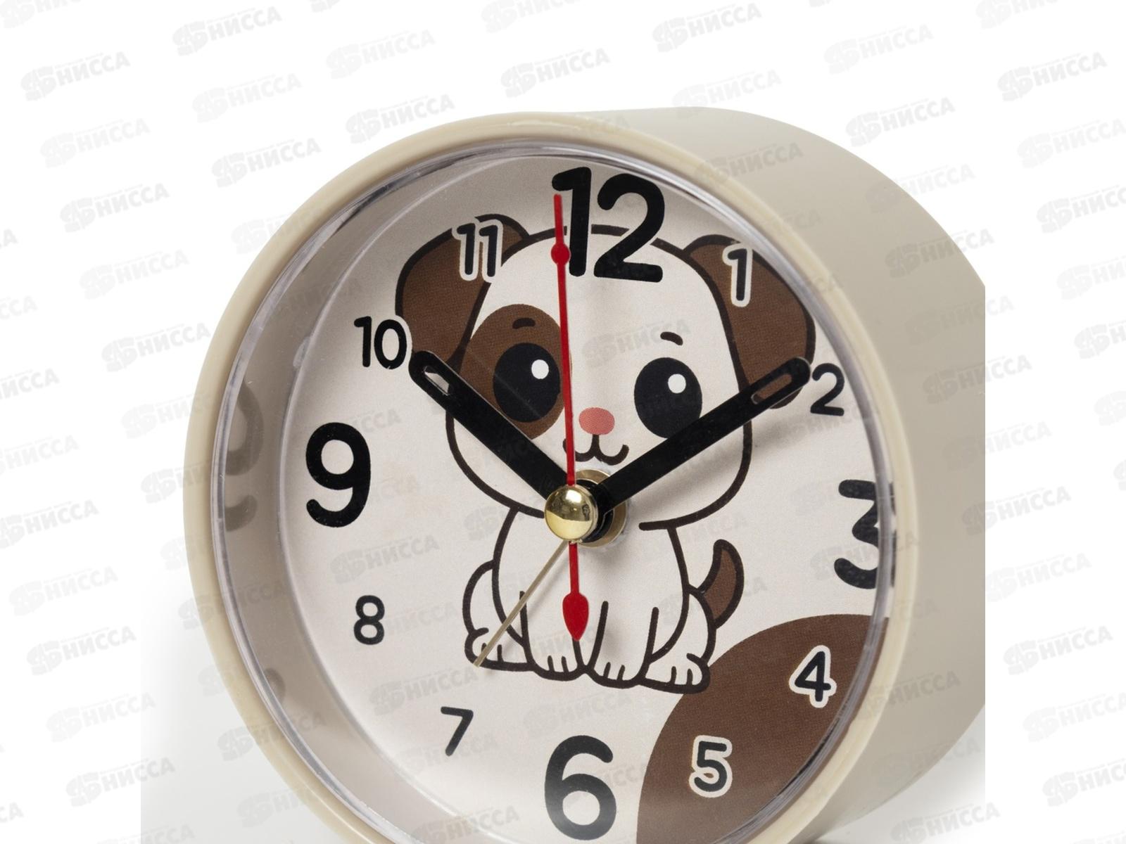 Будильник &quot21 Век&quot Щенок Рубин В7-038(40) корпус хаки
