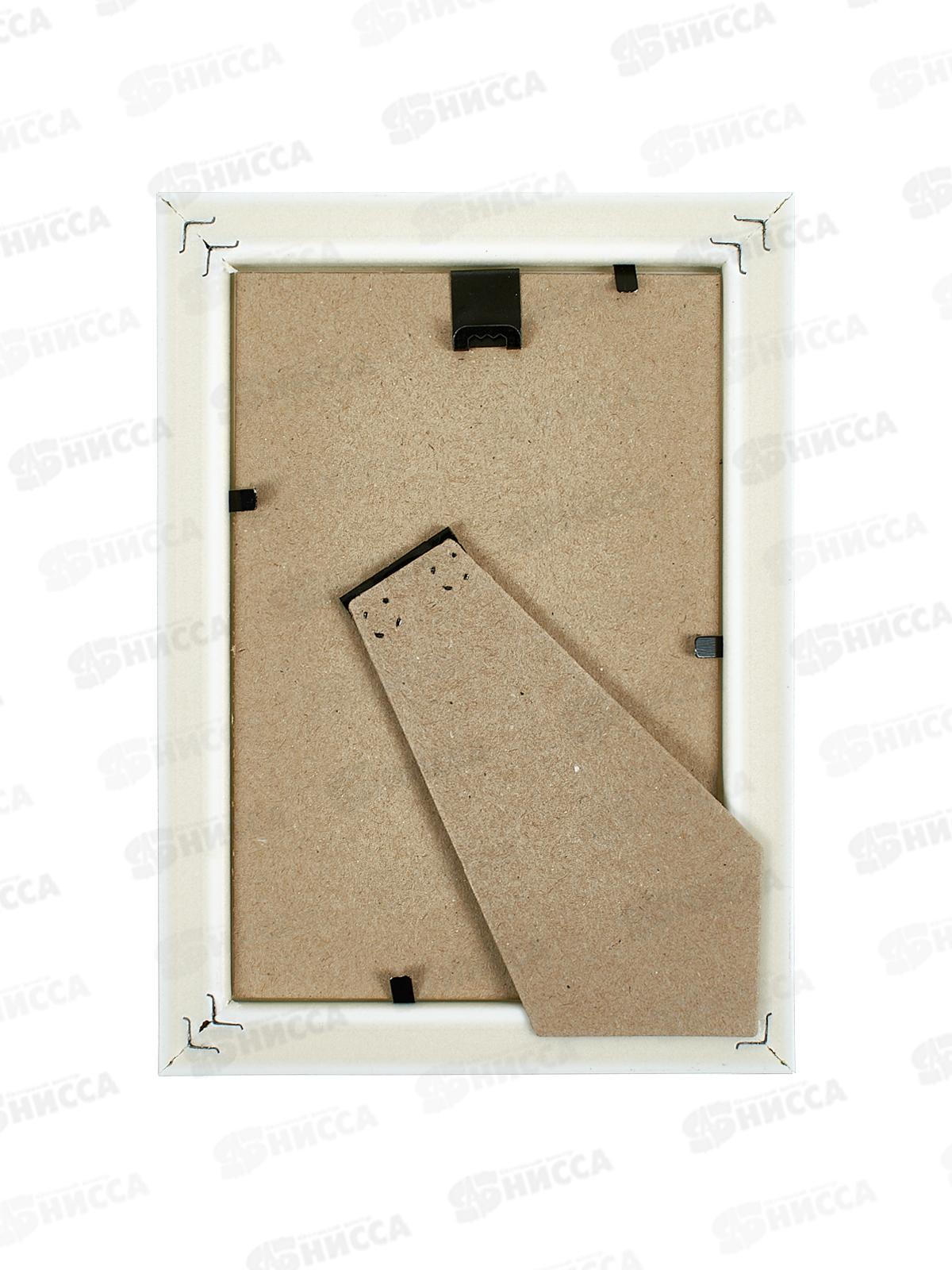 Фоторамка 10*15 ПОЛИНОМ пластик, Эрмитаж,паст.-син,2016-26/3РП1015*50