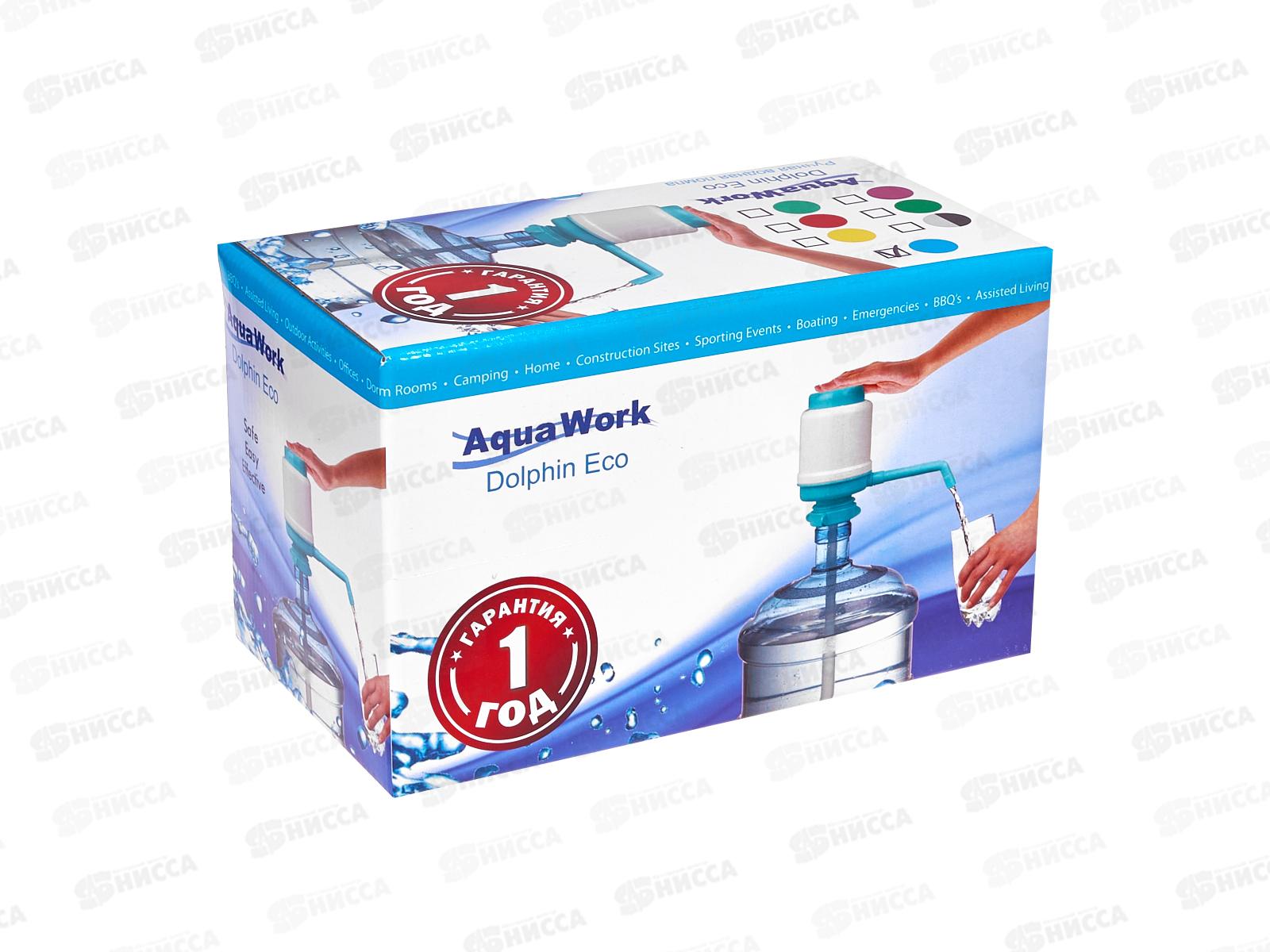 Помпа для воды механическая  Aqua Work Дельфин Эко  для 19л бутыли  *12