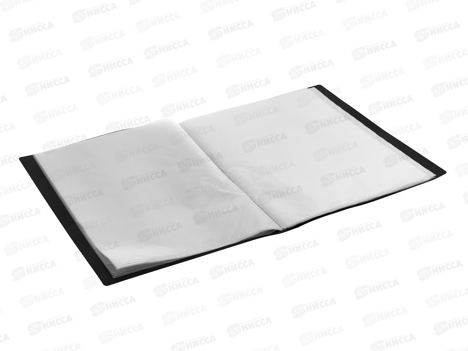 Папка с мульт.  60стр LITE А4 черный 500мкм NP0155-60BkE *10