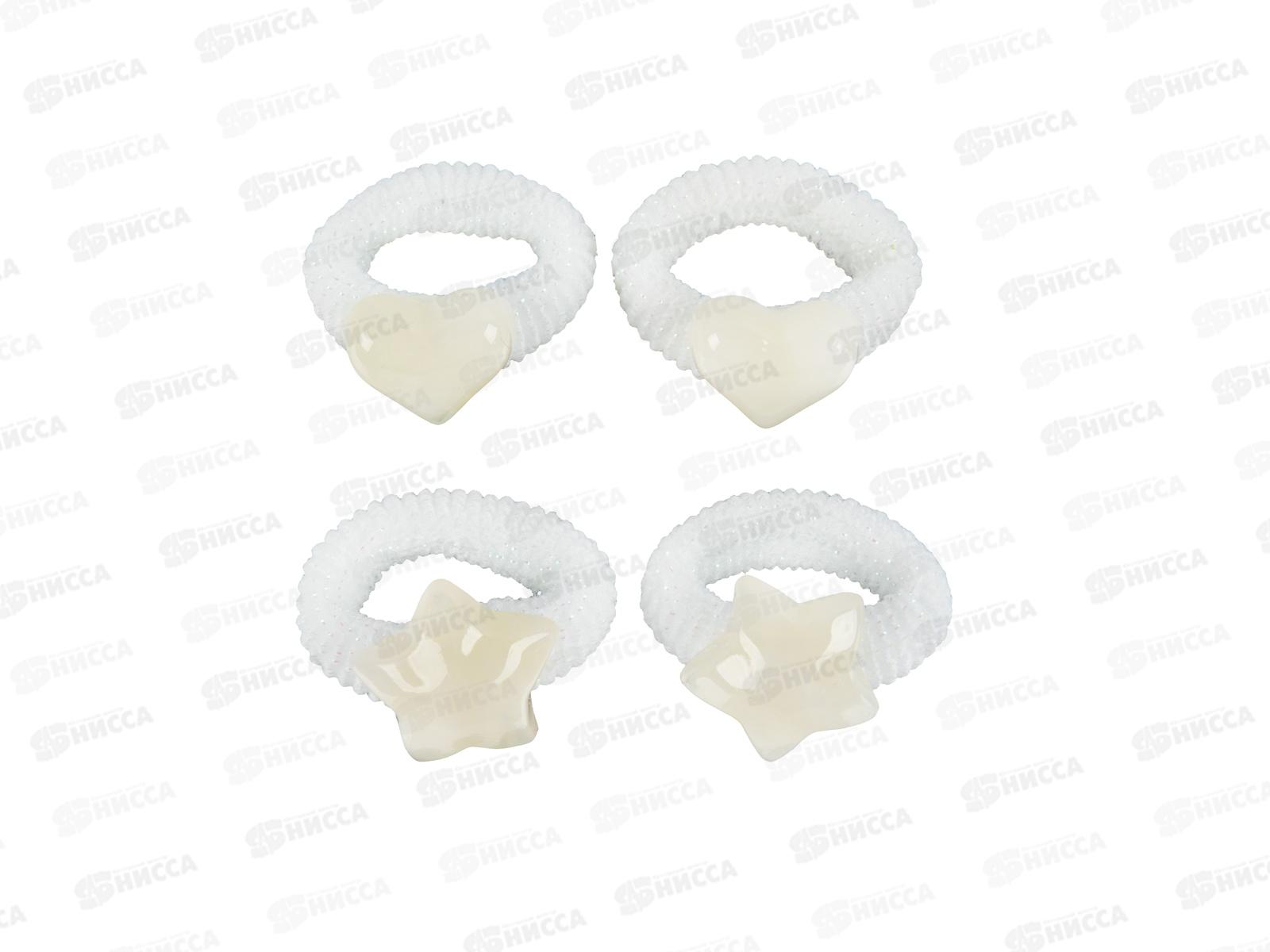 Набор резинок для волос CHERRY MARY, R4081, 4шт №13 ассорти