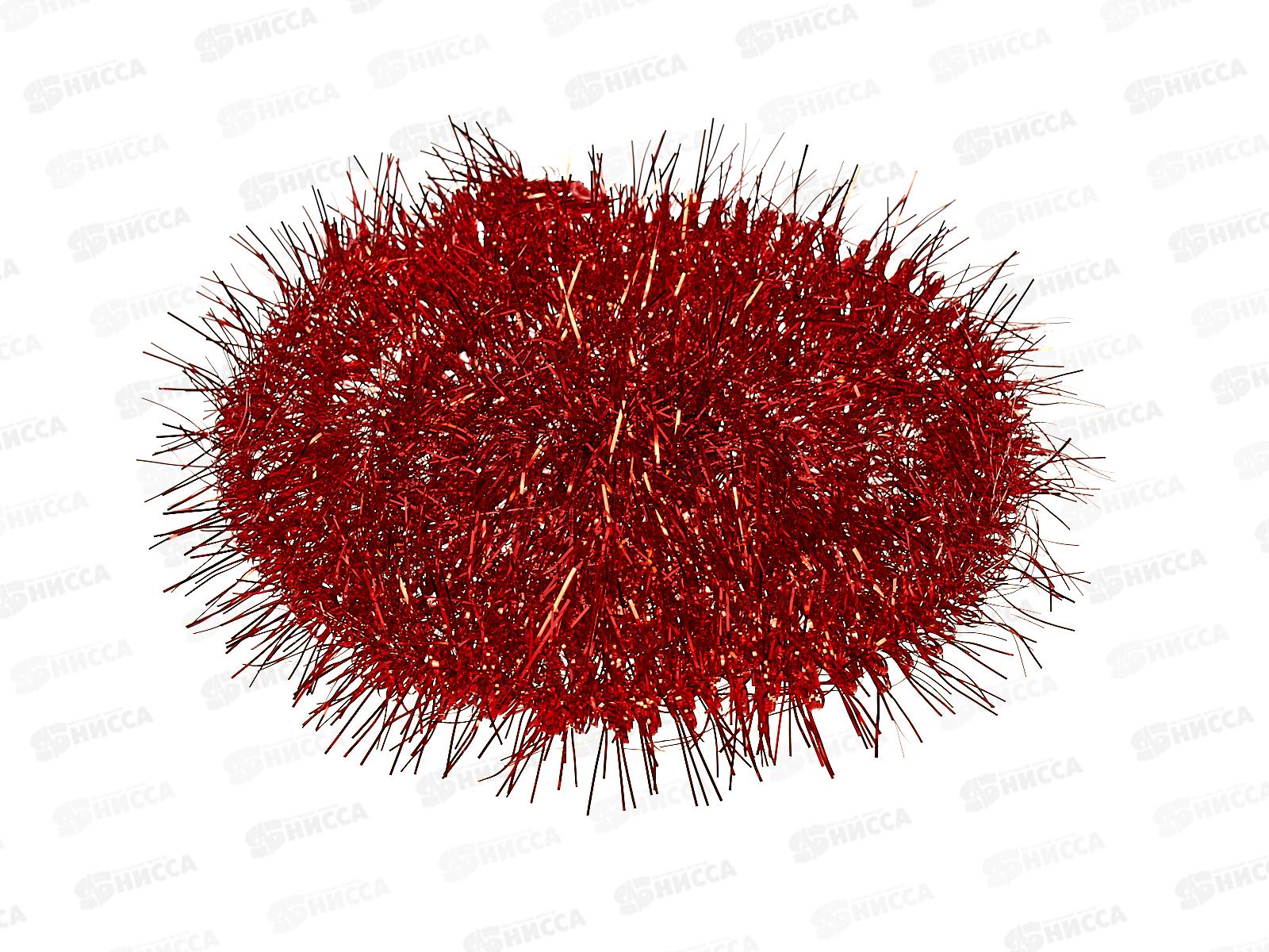 Мишура, 5см. х 2м., AL-13639 красная *1200