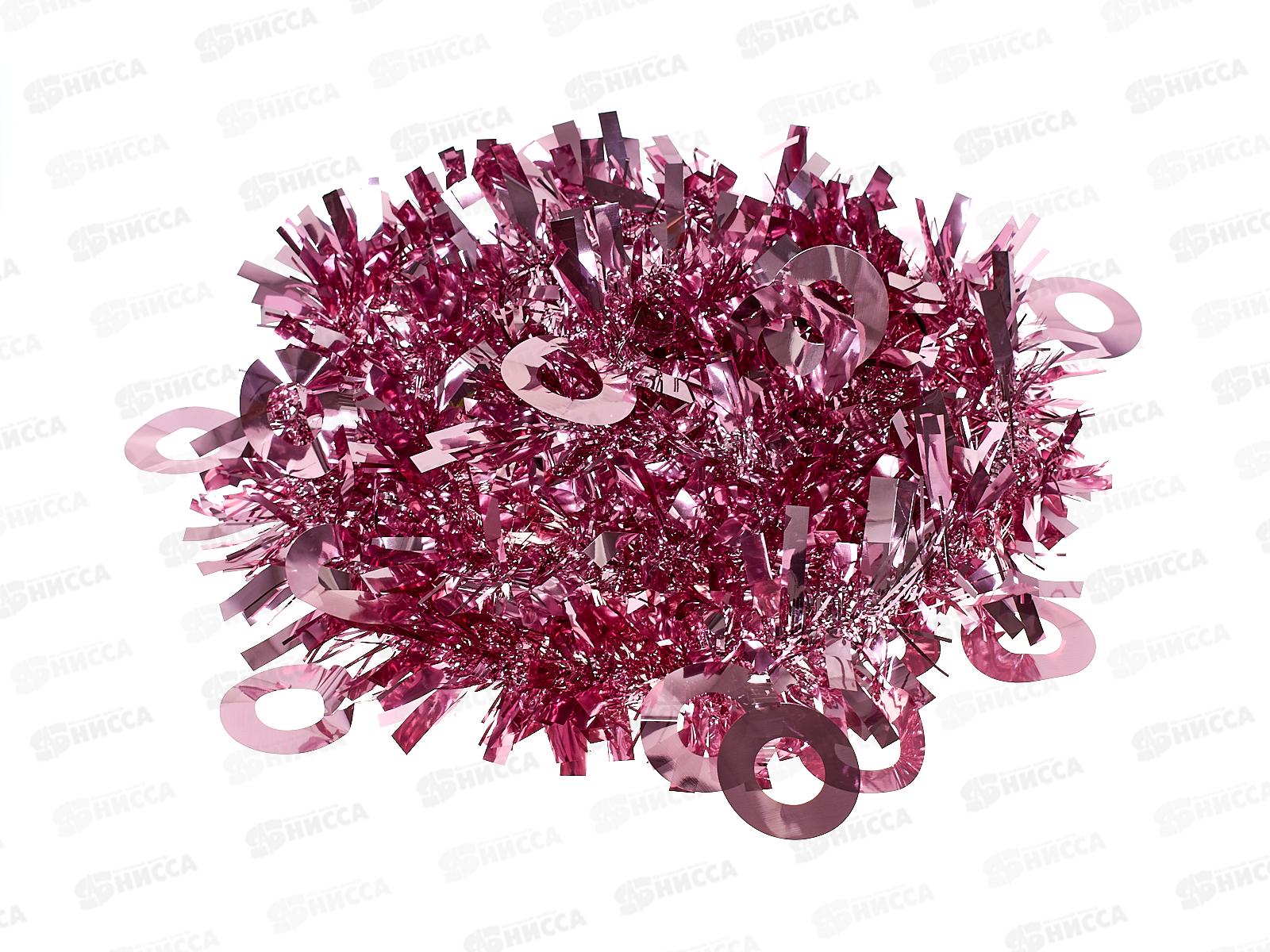 Мишура, 9см. х 2м., AL-13636 фиолетовый *600