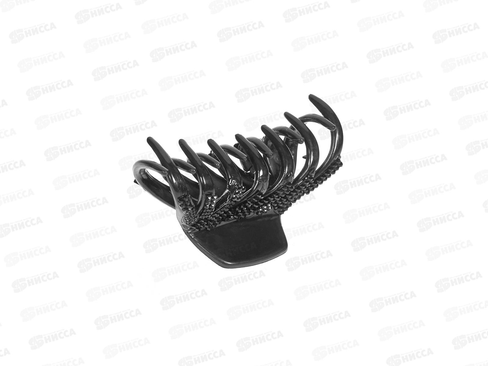 Краб пластик 9см черный со стразами №3600