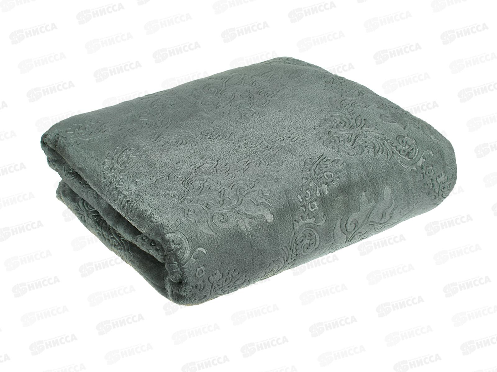 Плед Велсофт 150*200 098 OPE Узоры Серый