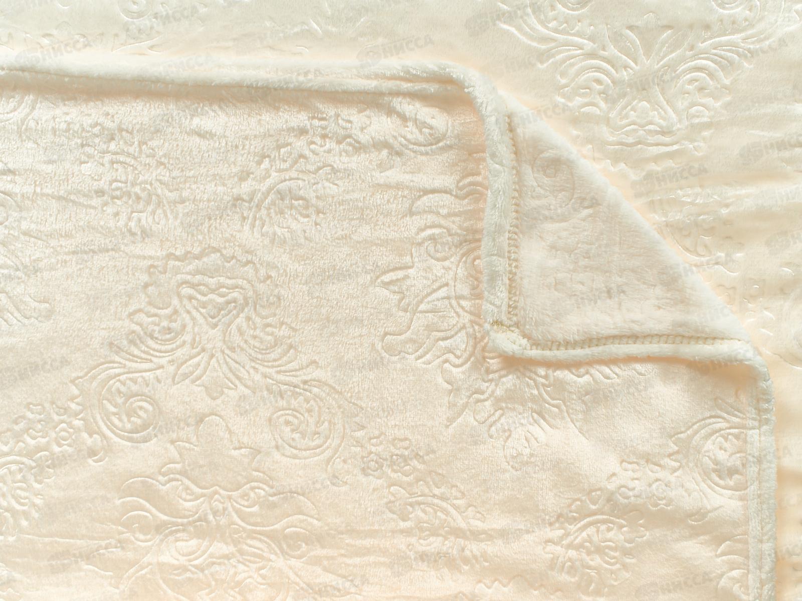 Плед Велсофт 220*200 062 OPE Узоры Молочный