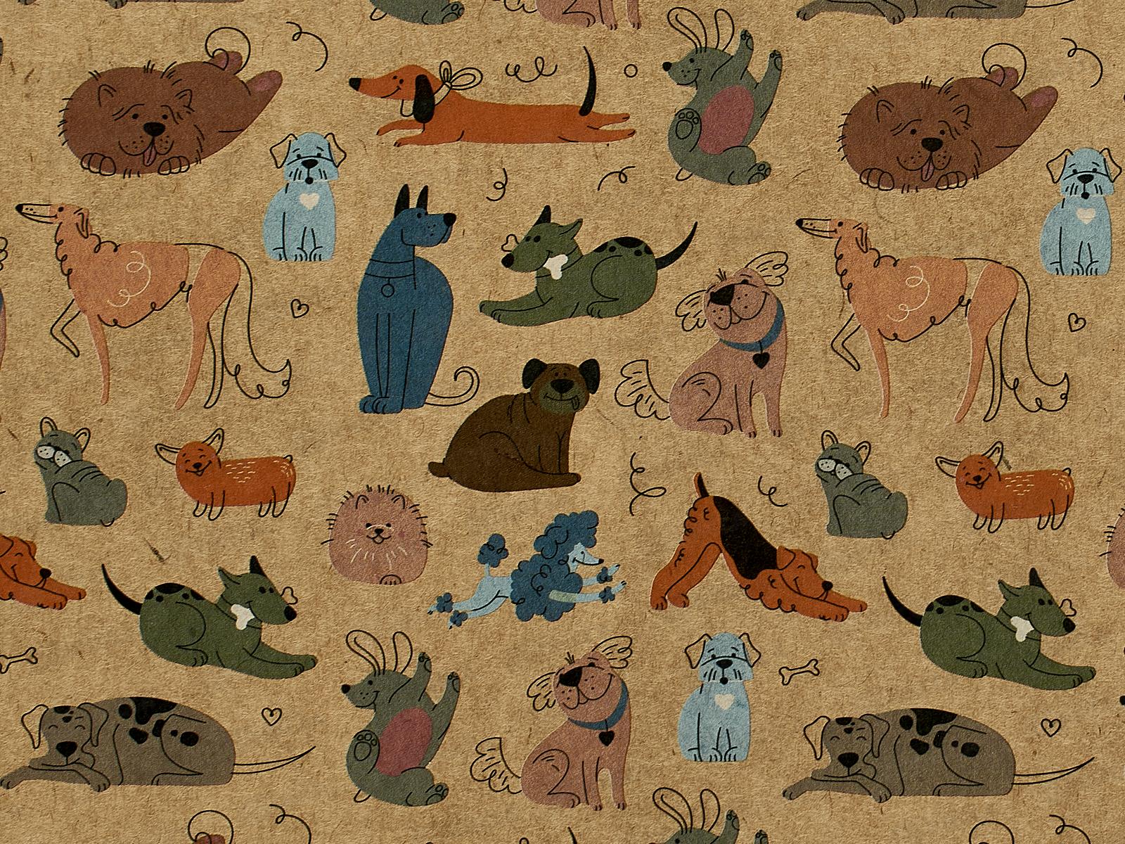 Бумага упаковочная крафт &quotStilerra&quot KWP-07 100х70см 01 ассорти *25