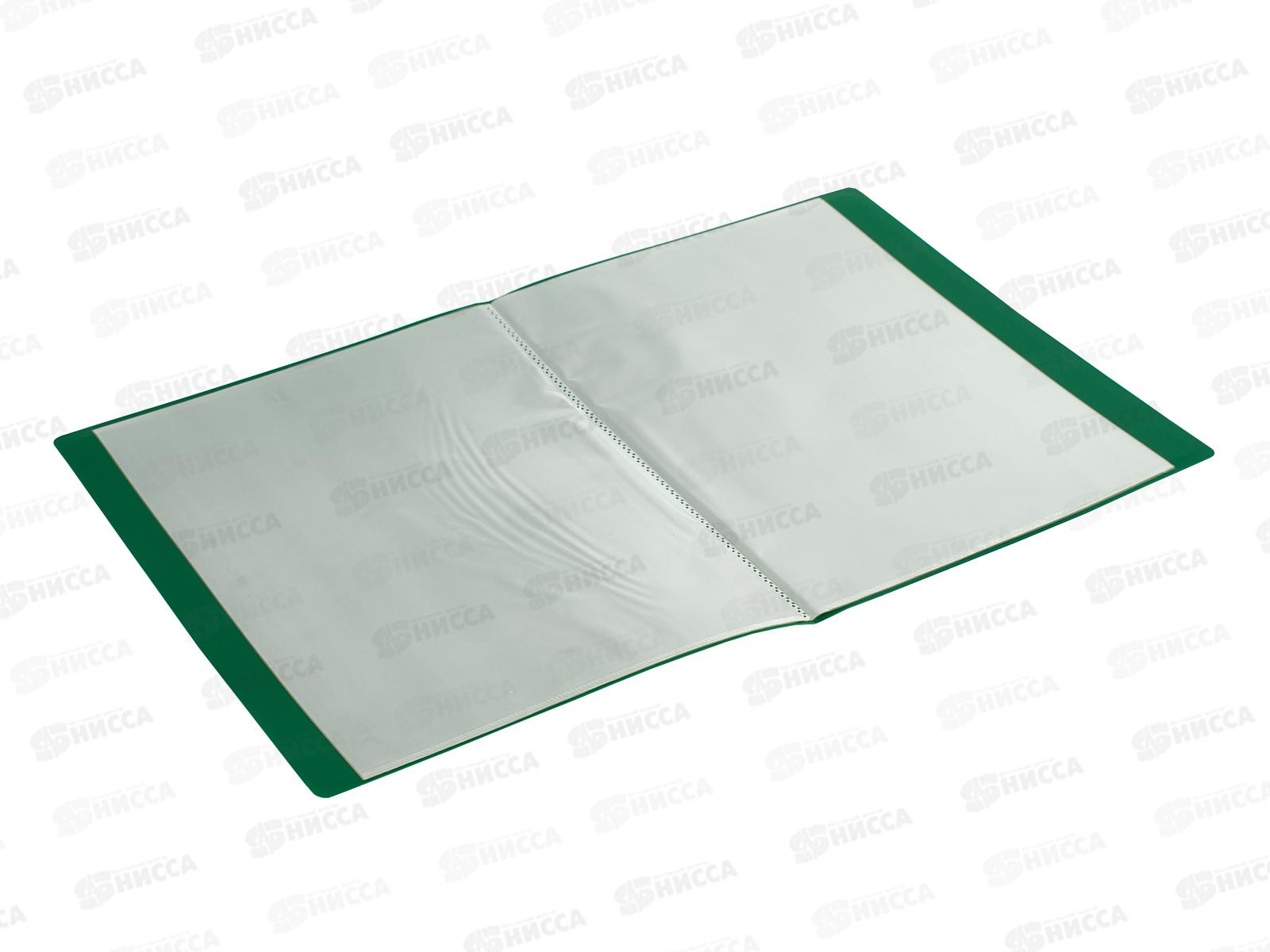 Папка с мульт. 10стр зеленый,055-10*54