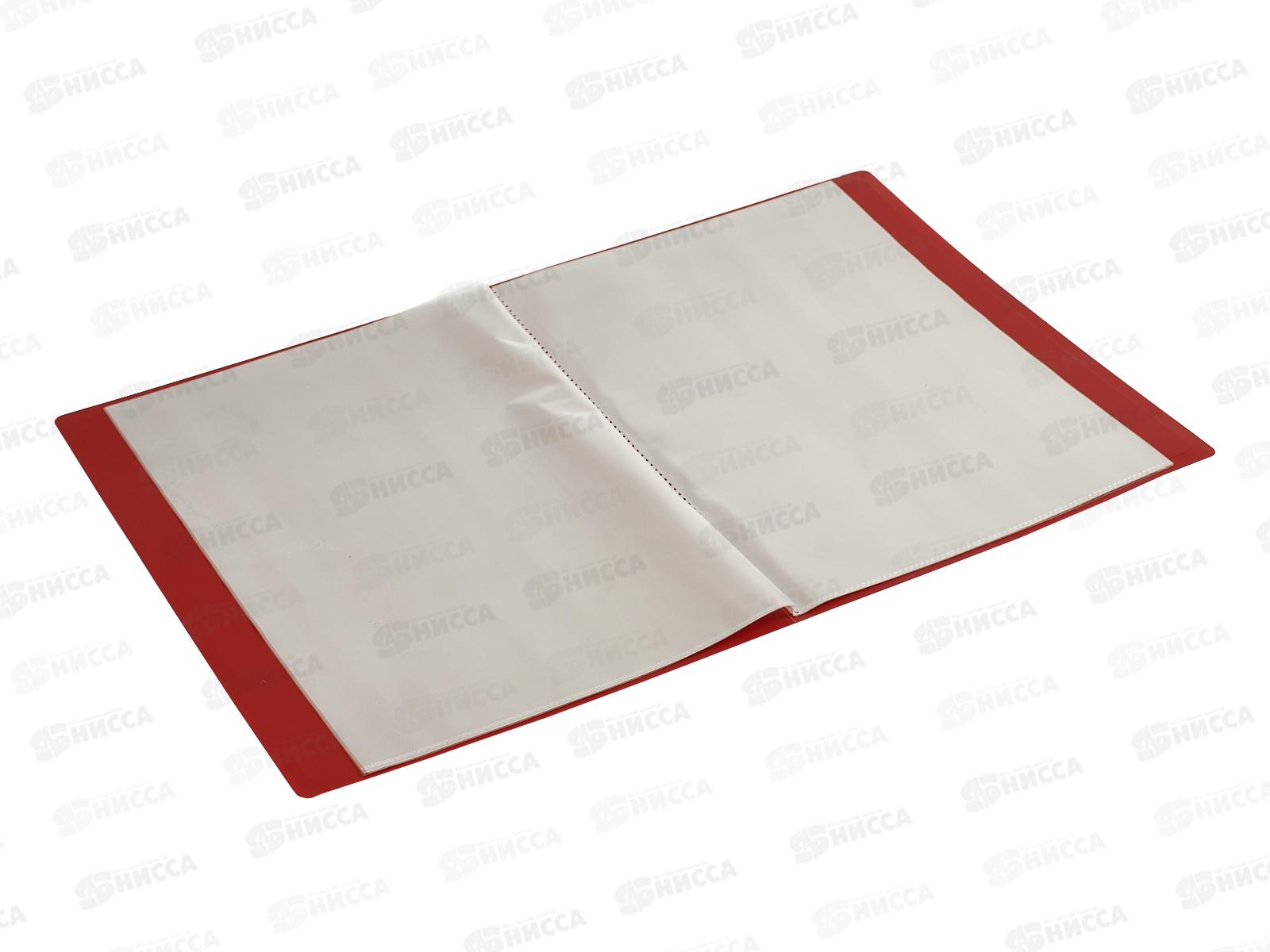 Папка с мульт. 10стр красный,055-10*54