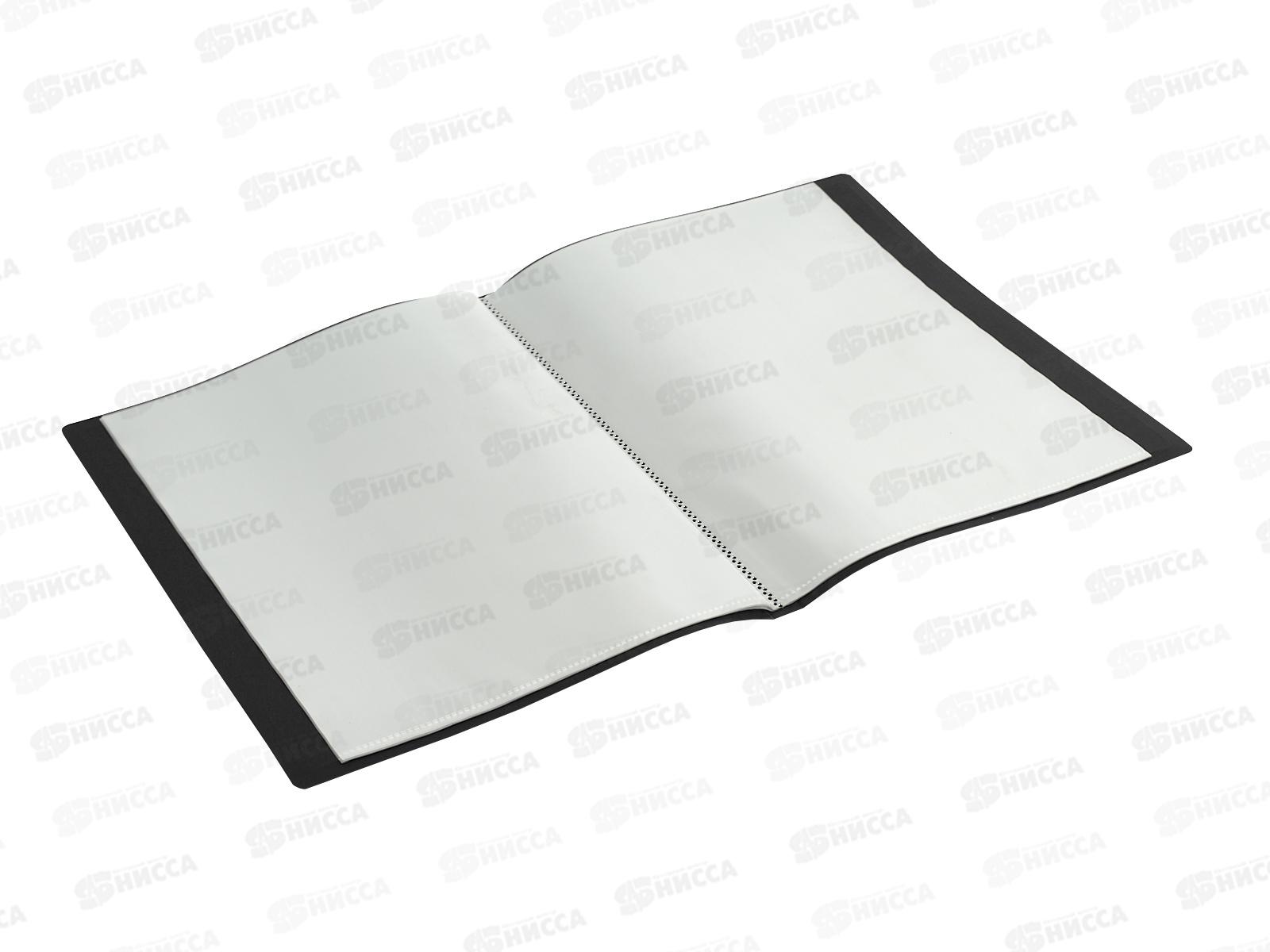 Папка с мульт. 20стр черный,055-20*54