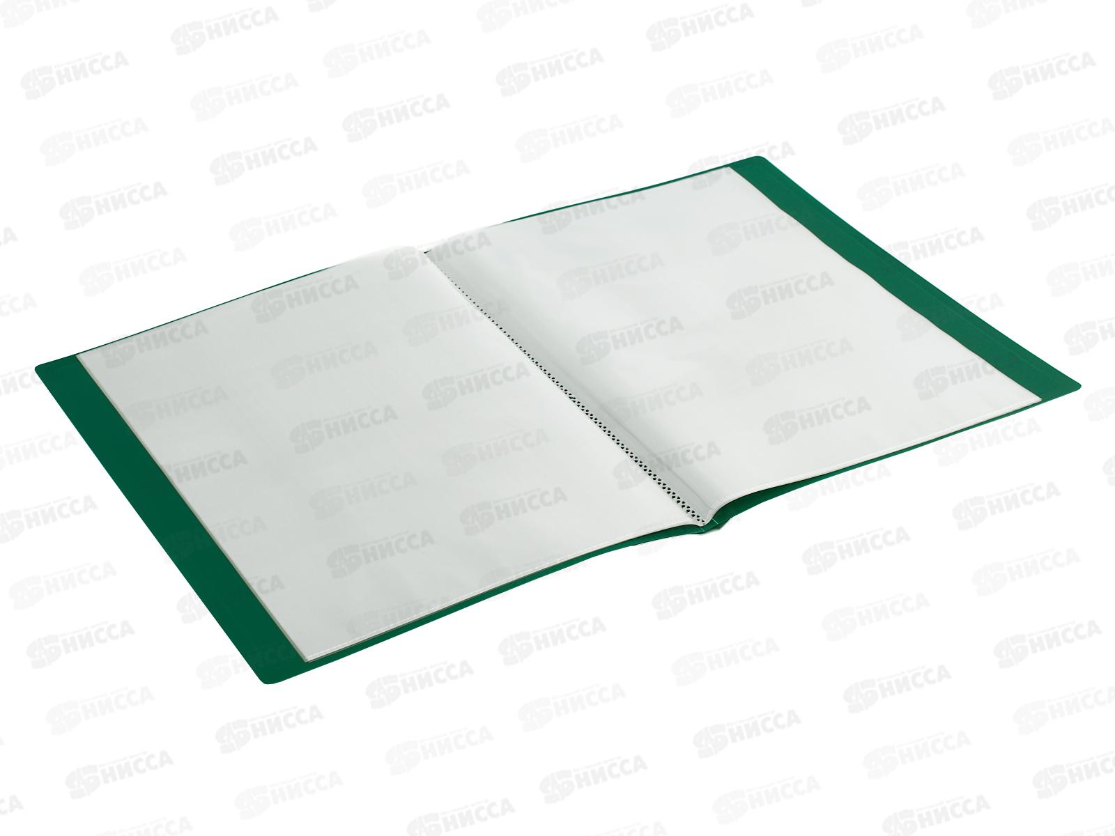 Папка с мульт. 10стр зелен.гориз.полоса,05М-10К*54