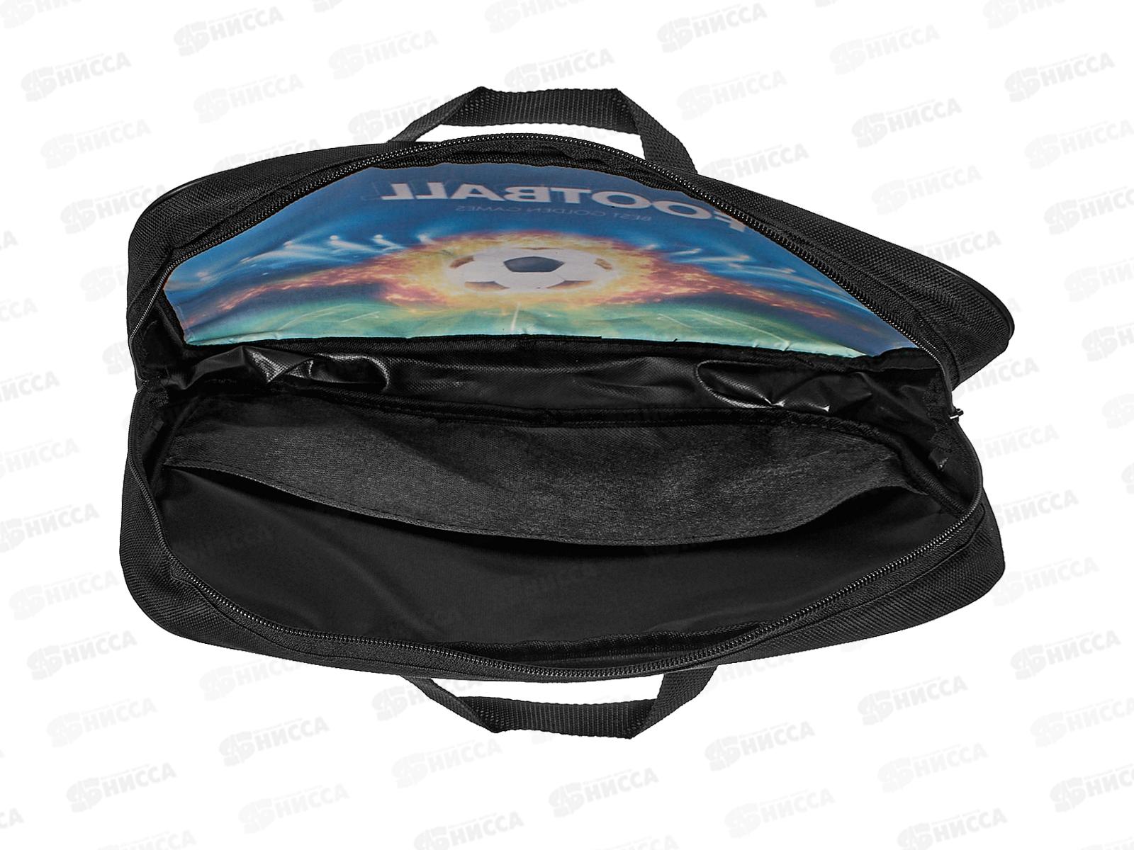 Папка на молнии BEIFA Футбол  А4 широка, с ручками  А4-7С142 *1/25