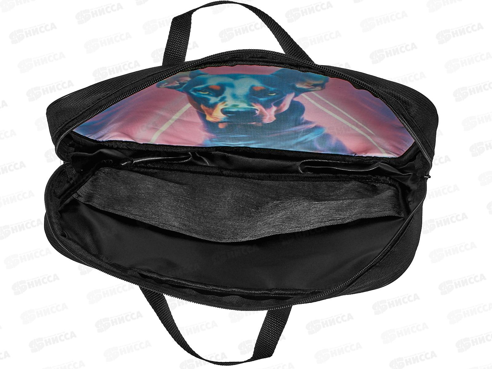 Папка на молнии BEIFA Собака  А4 широка, с ручками  А4-7С143 *1/25