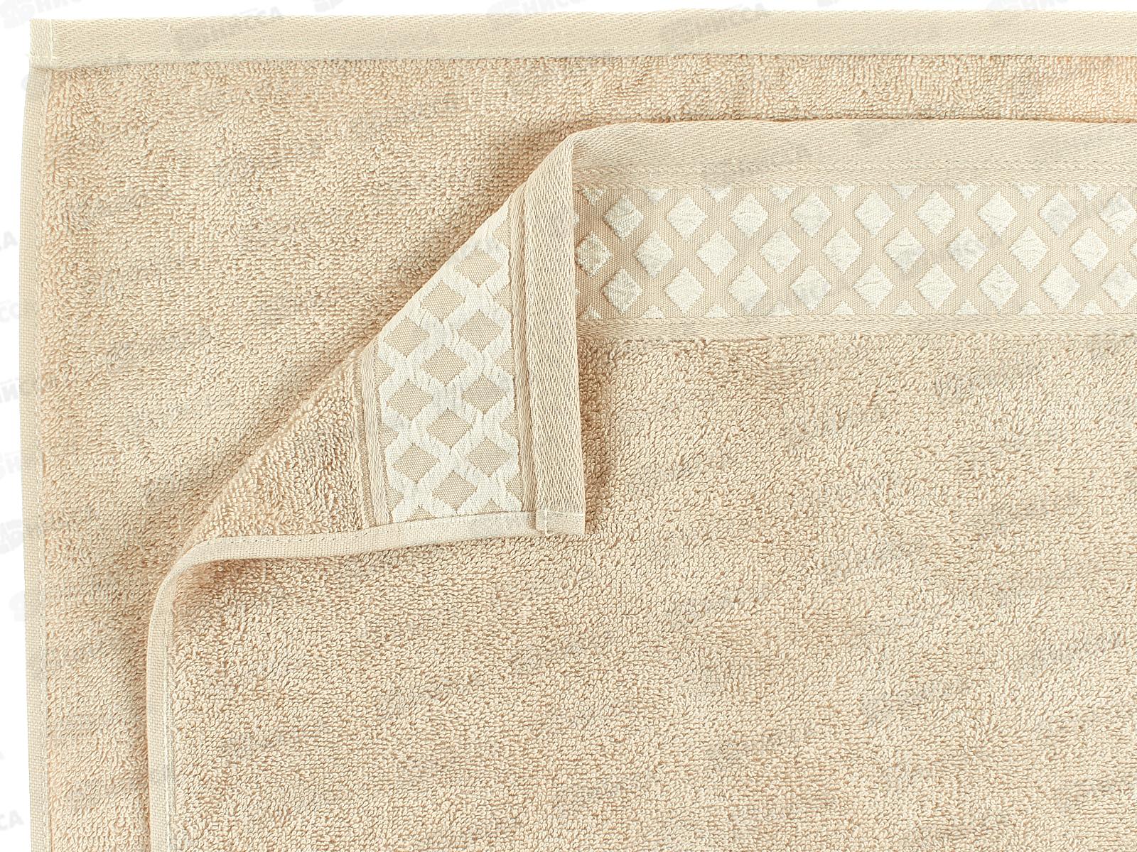 Полотенце 70*140 ВН MX42 Elemento Светло-бежевый бордюр