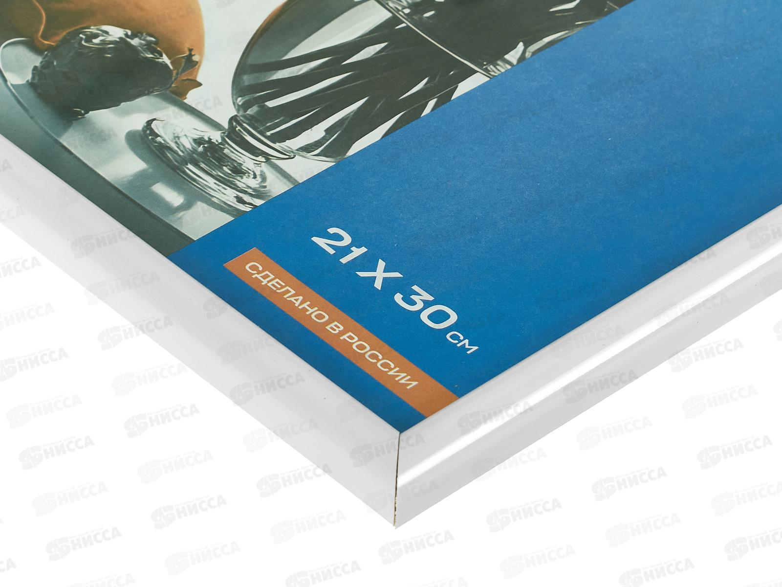 Фоторамка 21*30 Workmate, пластик, акриловое стекло, белая, 15-8059 *25