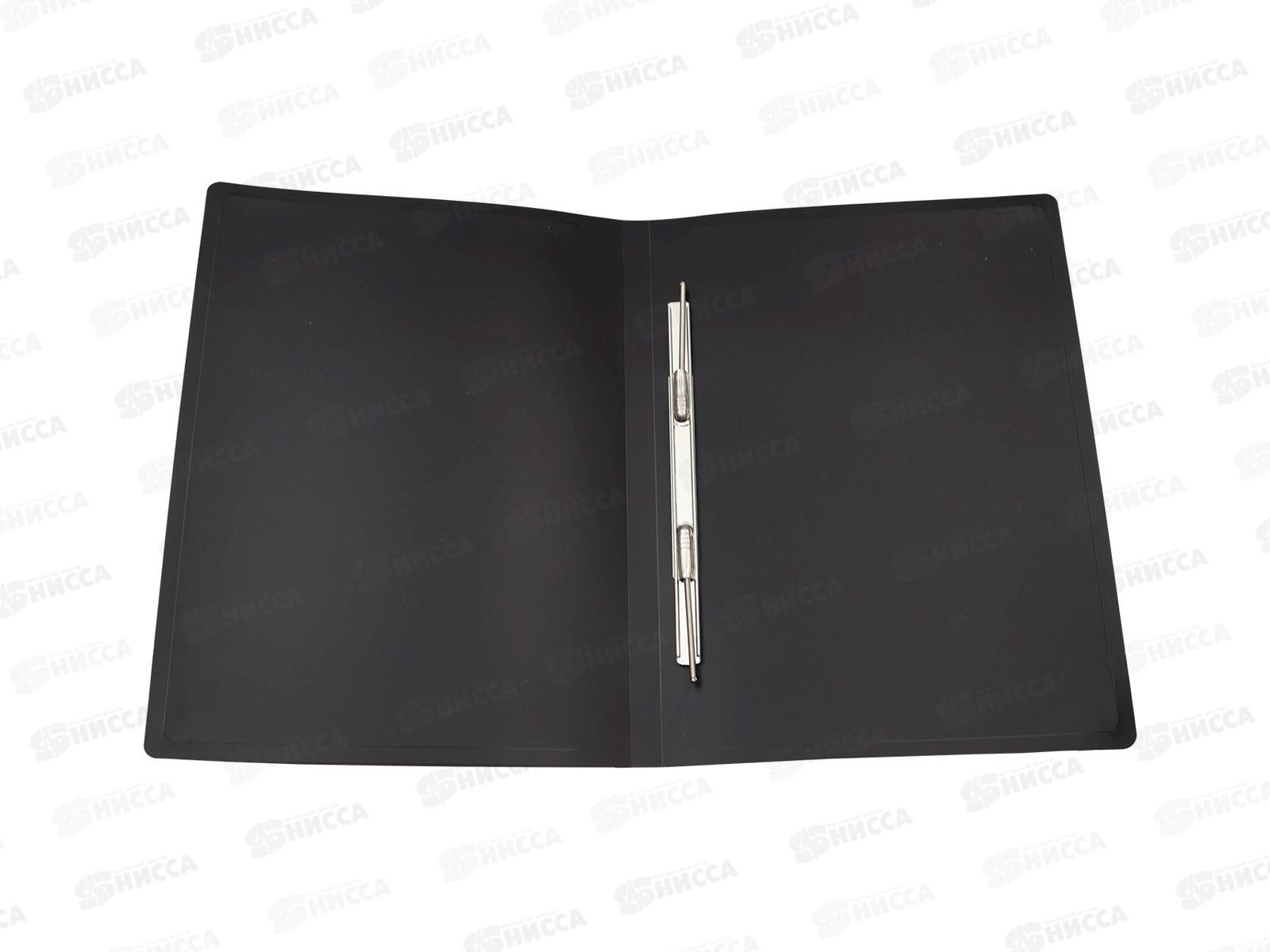 Папка с пружинным скоросшивателем Workmate А4, черная, 15-6144 *20