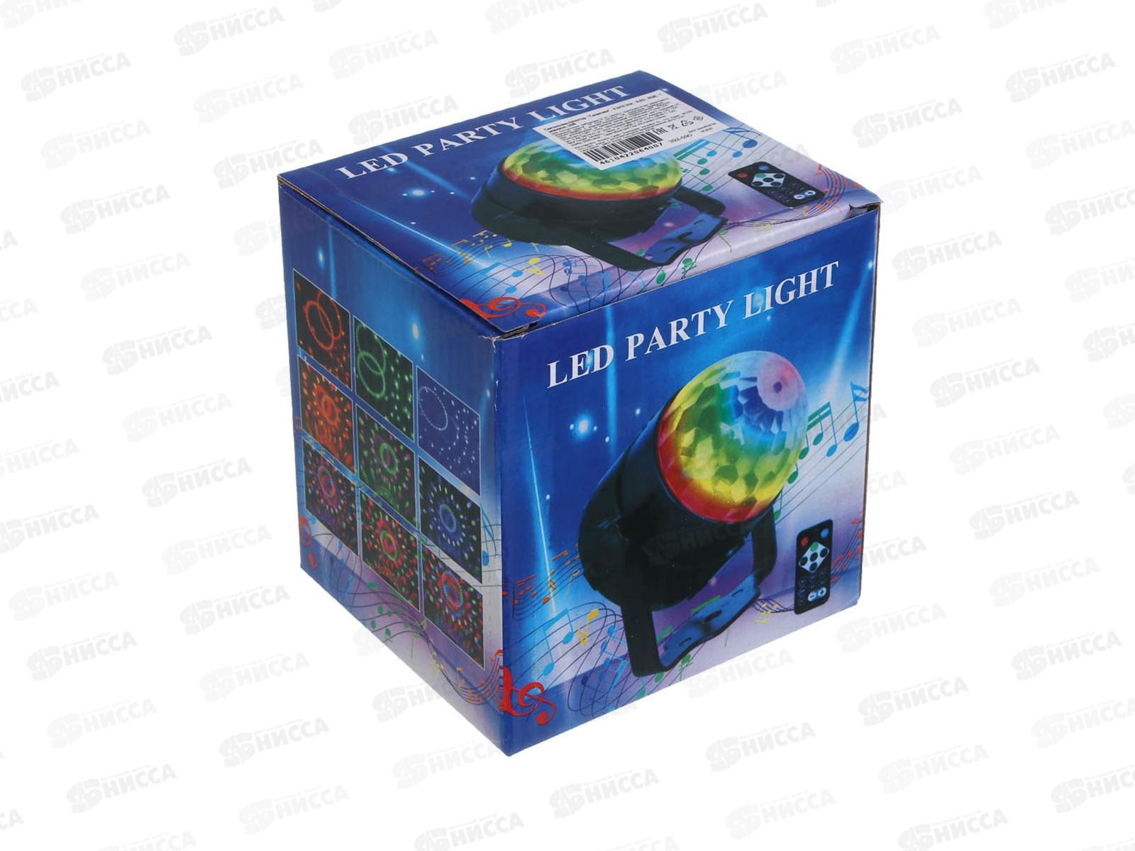 Светильник-проектор &quotГалактика&quot 9,3*10,3см 3 LED 7 реж 392-090 г