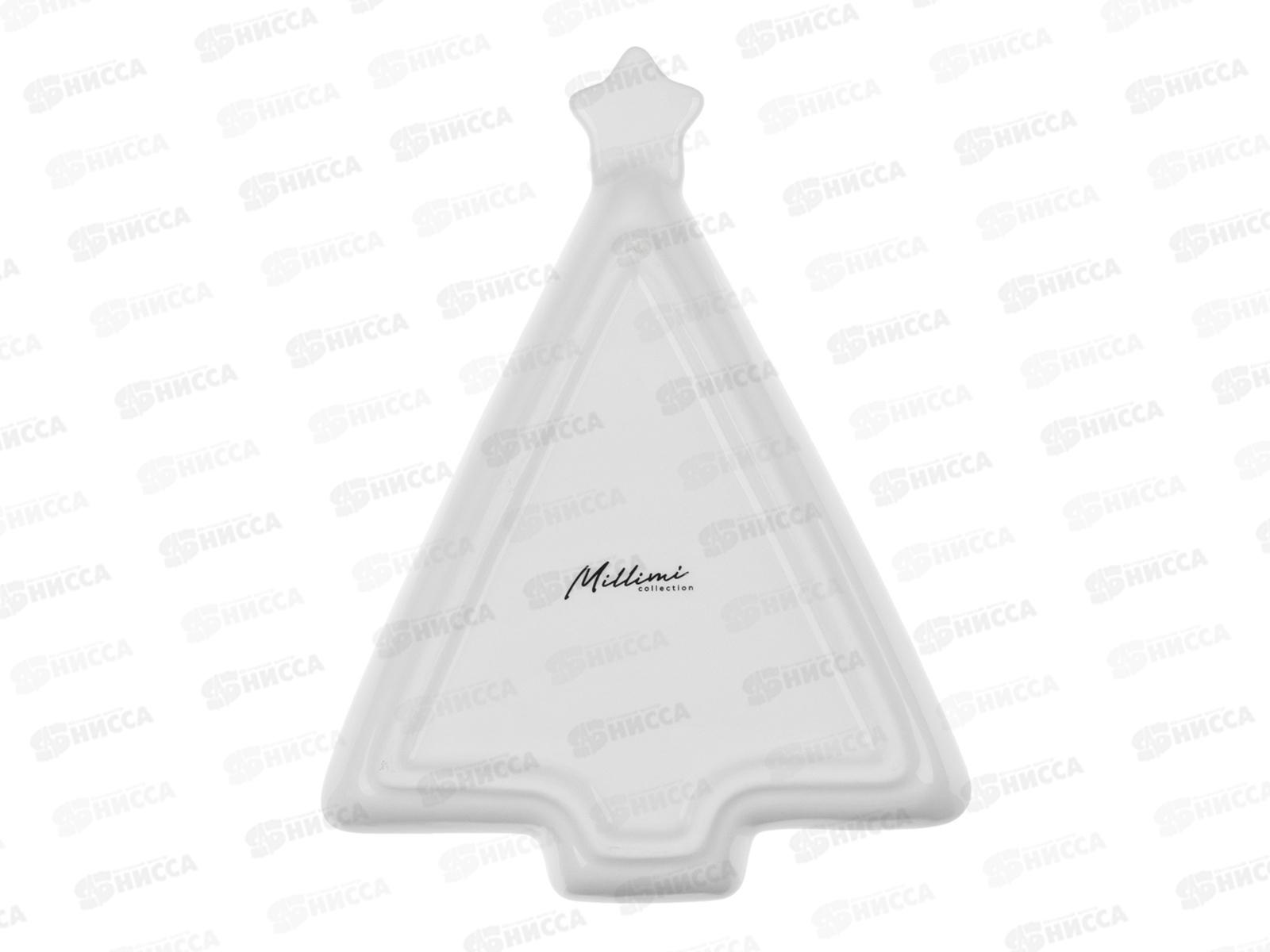 Блюдо &quotЩелкунчик&quot елка 21*16*2,5см керамика 820-723 г