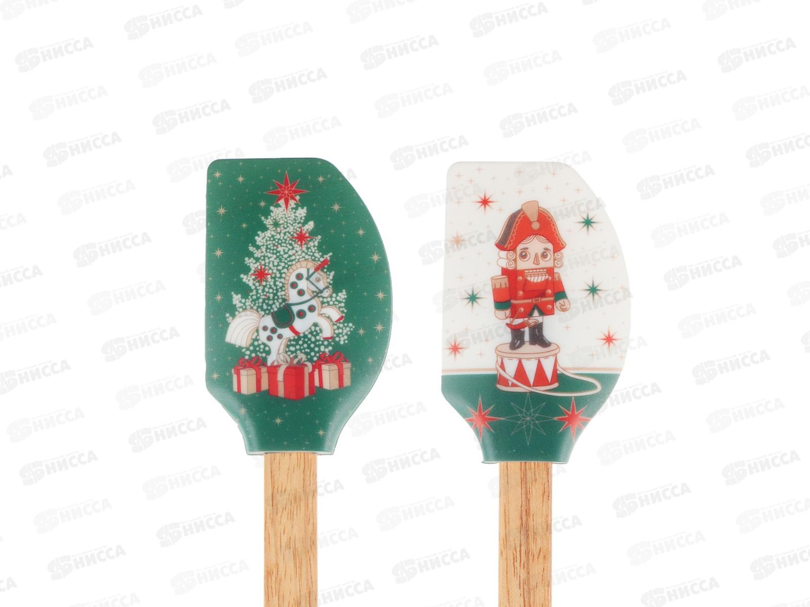 Набор для выпечки 2предмета лопатка силикон, форма для печенья &quotЩелкунчик&quot 856-220 г