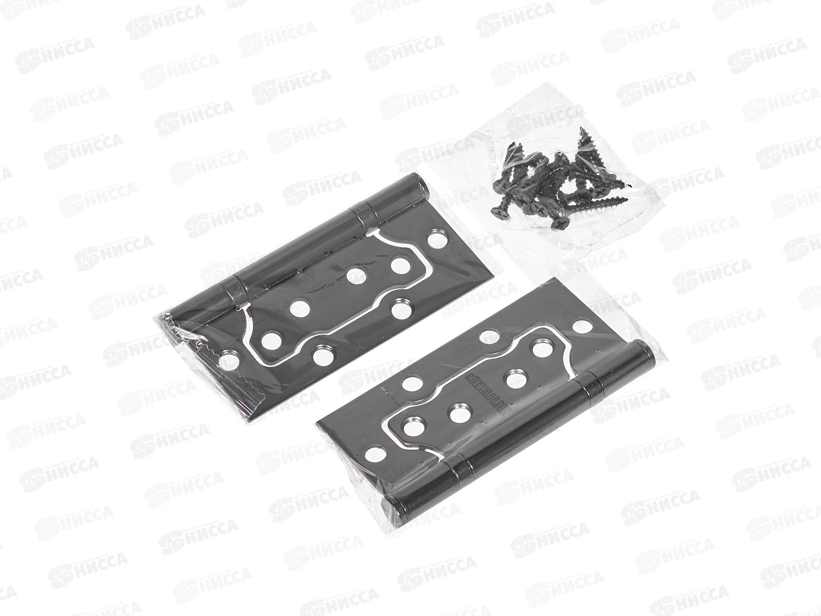 Петля накладная Аллюр 100*75 2BB MBN графит короб б/врезки*20 12160