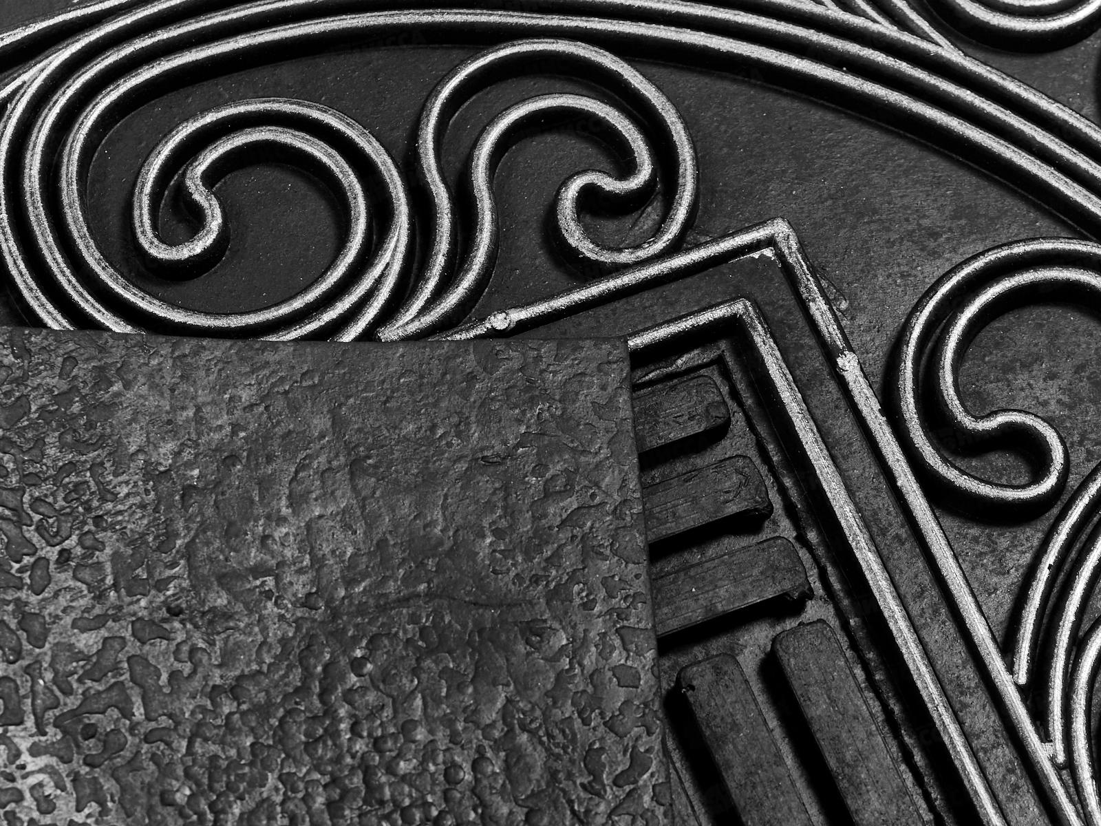 Коврик фактурный Color Premium Utsokt 45*75см Blabar черн..93621*10